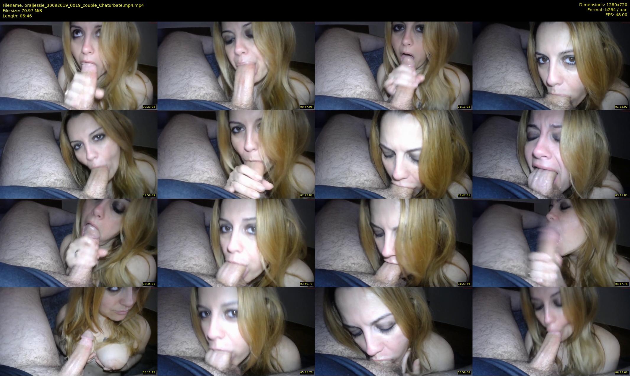 oraljessie — 7 minute Chaturbate couple cam show recording, 720p, Sep 30, 2019