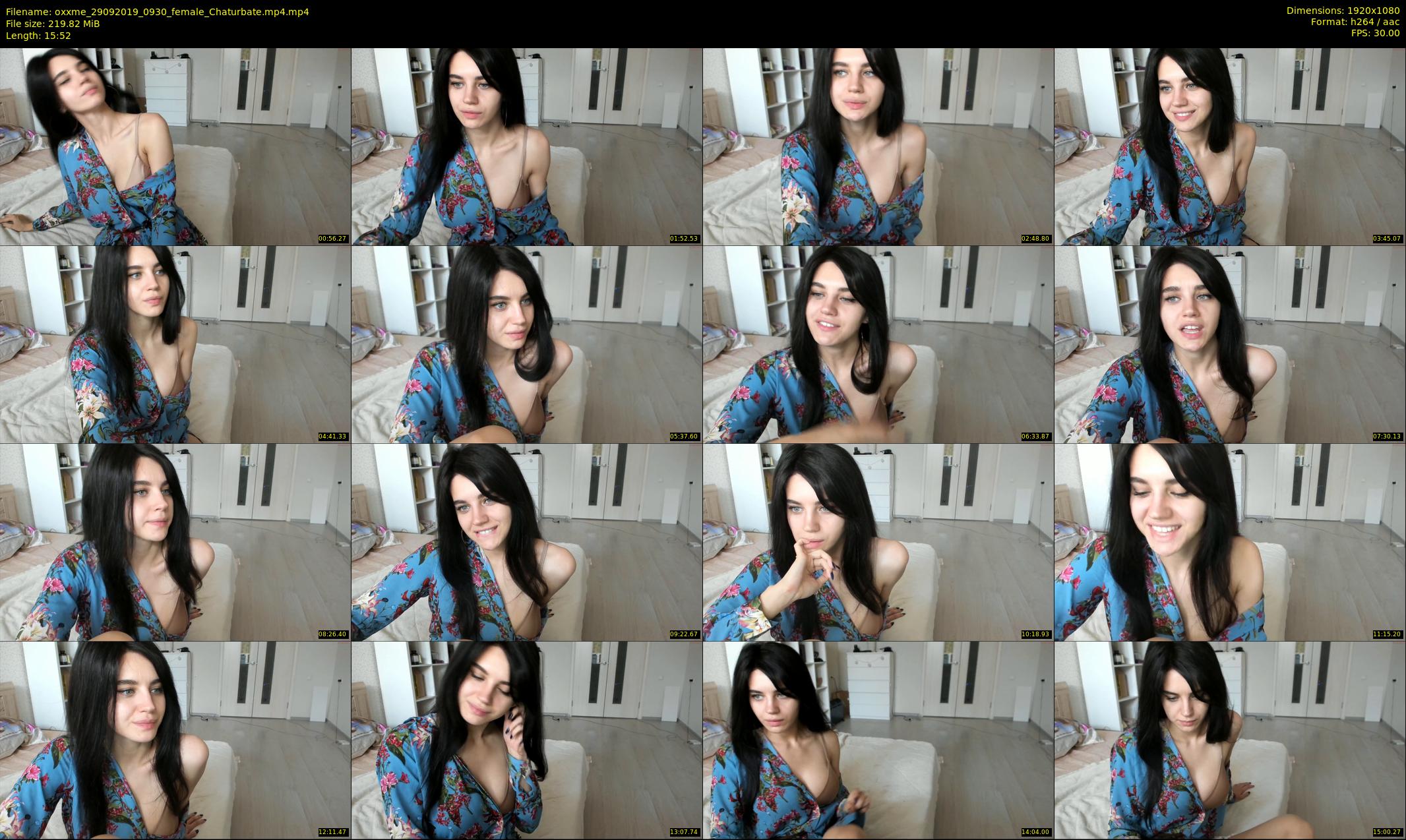 oxxme — 16 minute Chaturbate female cam show recording, 1080p, Sep 29, 2019