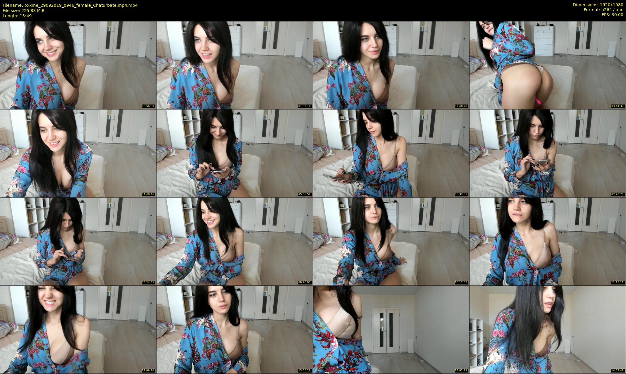 oxxme — 16 minute Chaturbate female cam show recording, 1080p, Sep 29, 2019