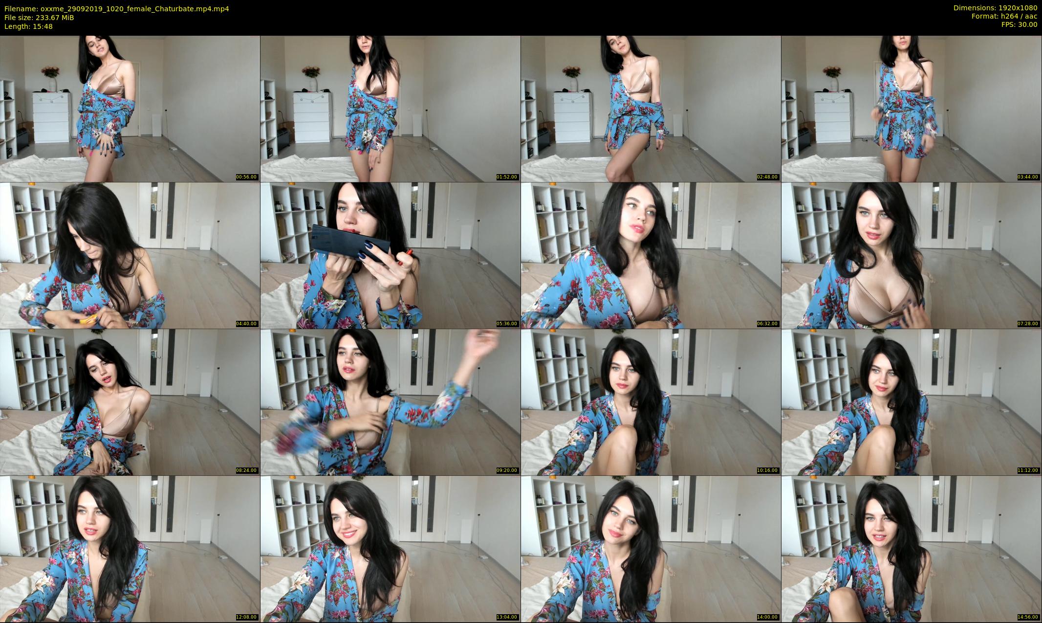 oxxme — 16 minute Chaturbate female cam show recording, 1080p, Sep 29, 2019