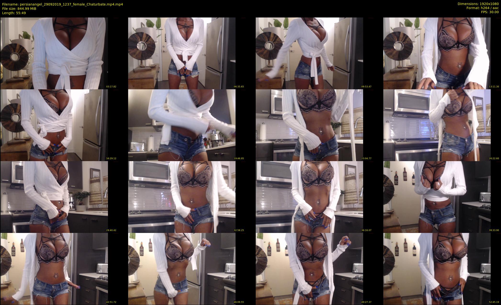persianangel — 56 minute Chaturbate female cam show recording, 1080p, Sep 29, 2019