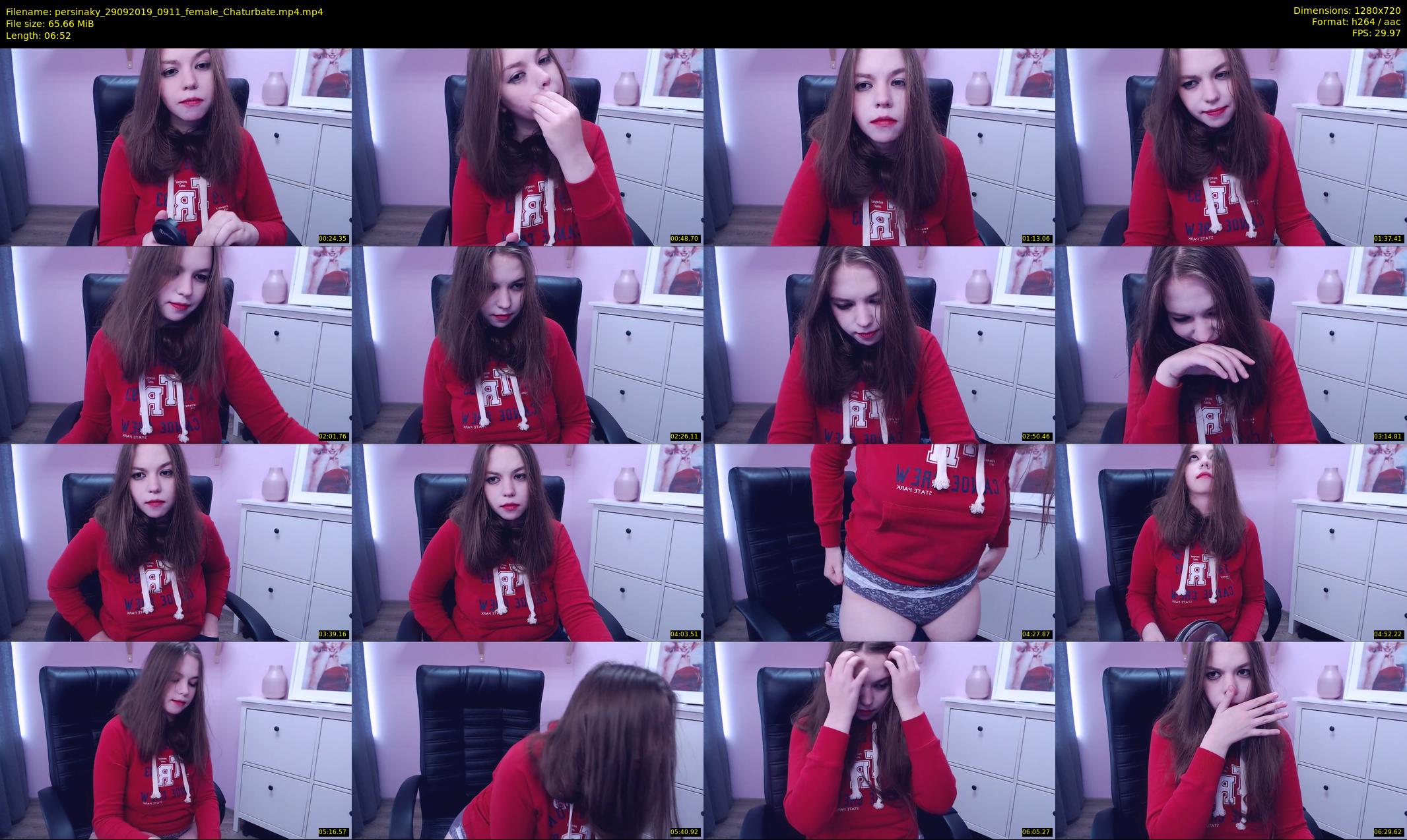 persinaky — 7 minute Chaturbate female cam show recording, 720p, Sep 29, 2019