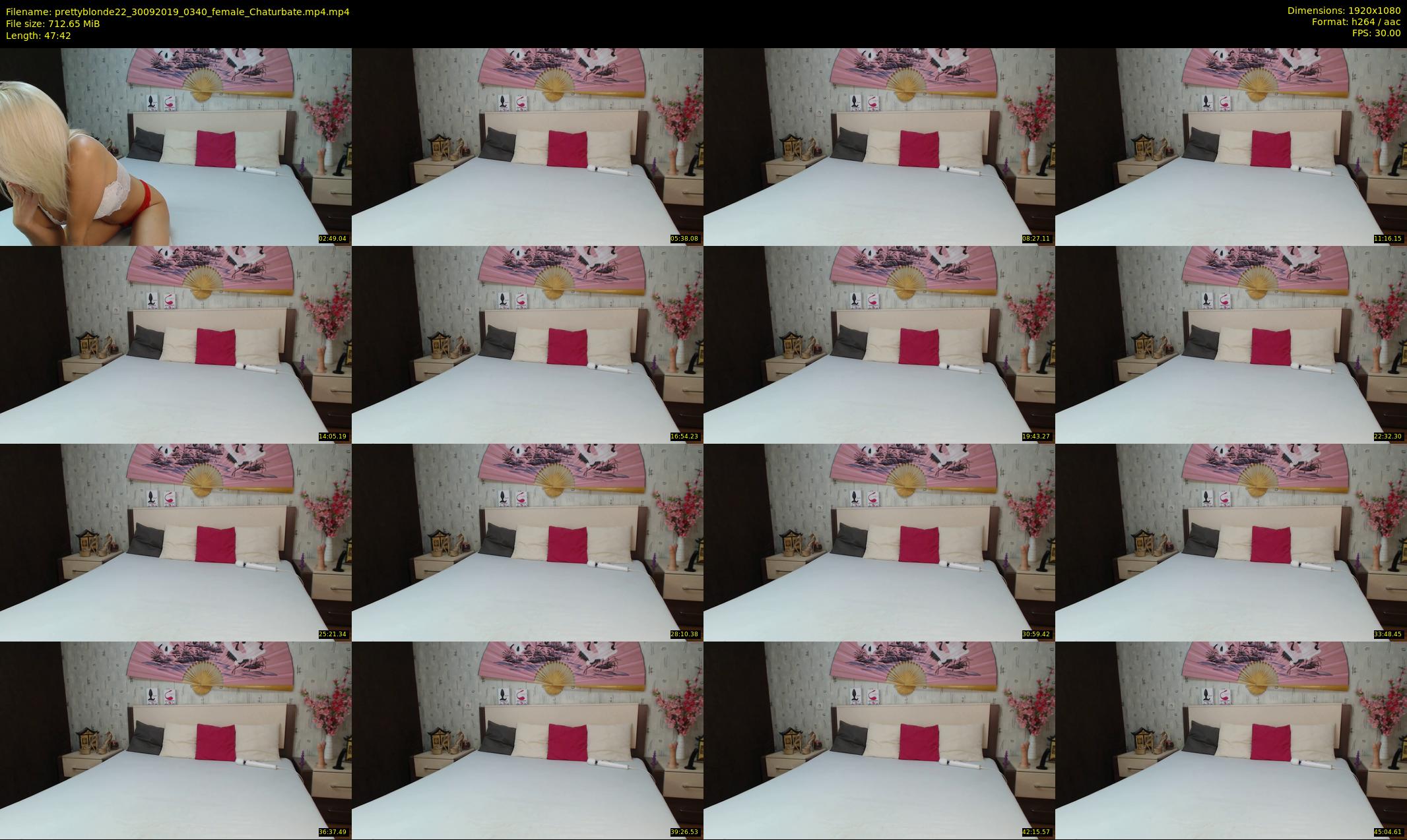 prettyblonde22 — 48 minute Chaturbate female cam show recording, 1080p, Sep 30, 2019