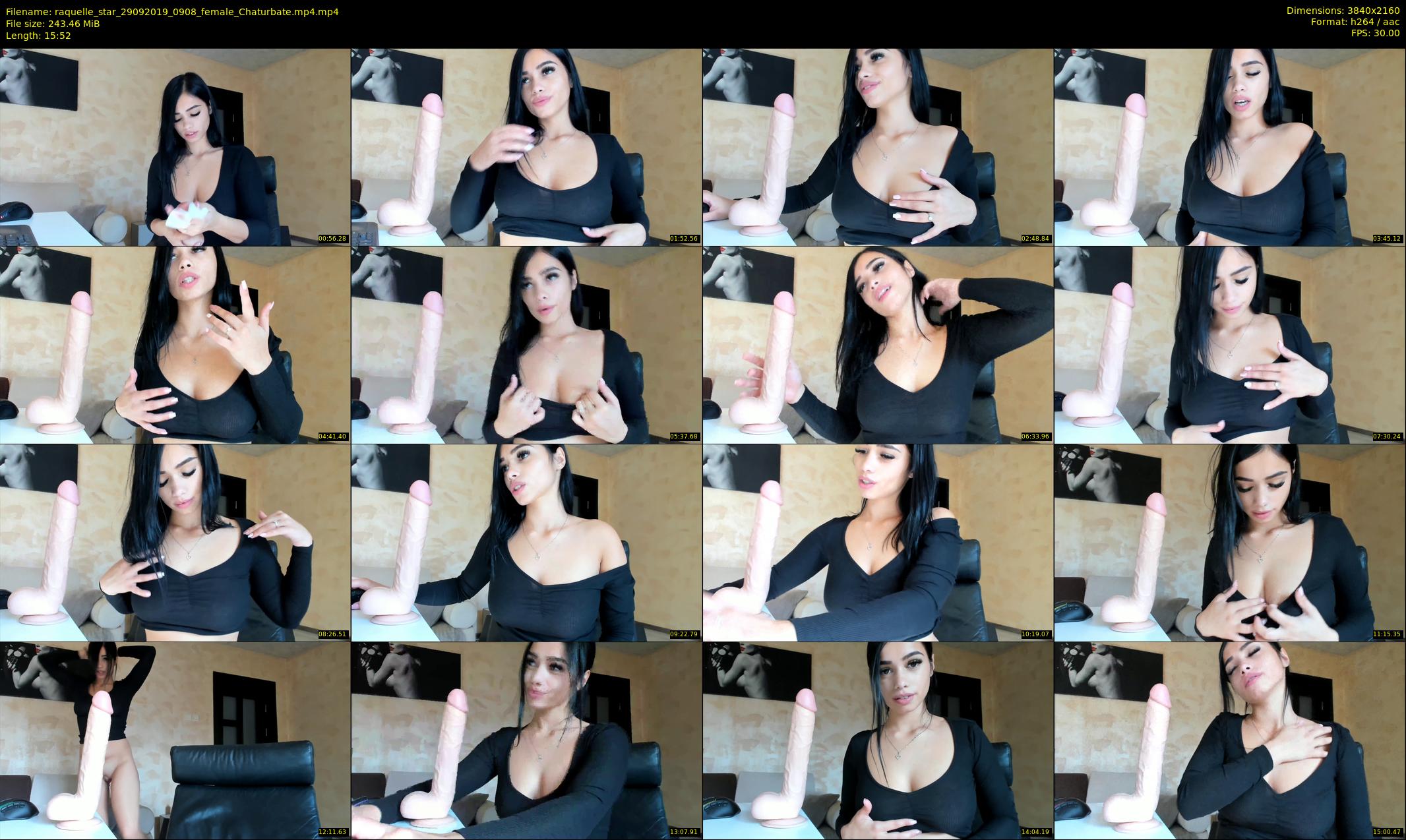 raquelle_star — 16 minute Chaturbate couple cam show recording, 4K, Sep 29, 2019