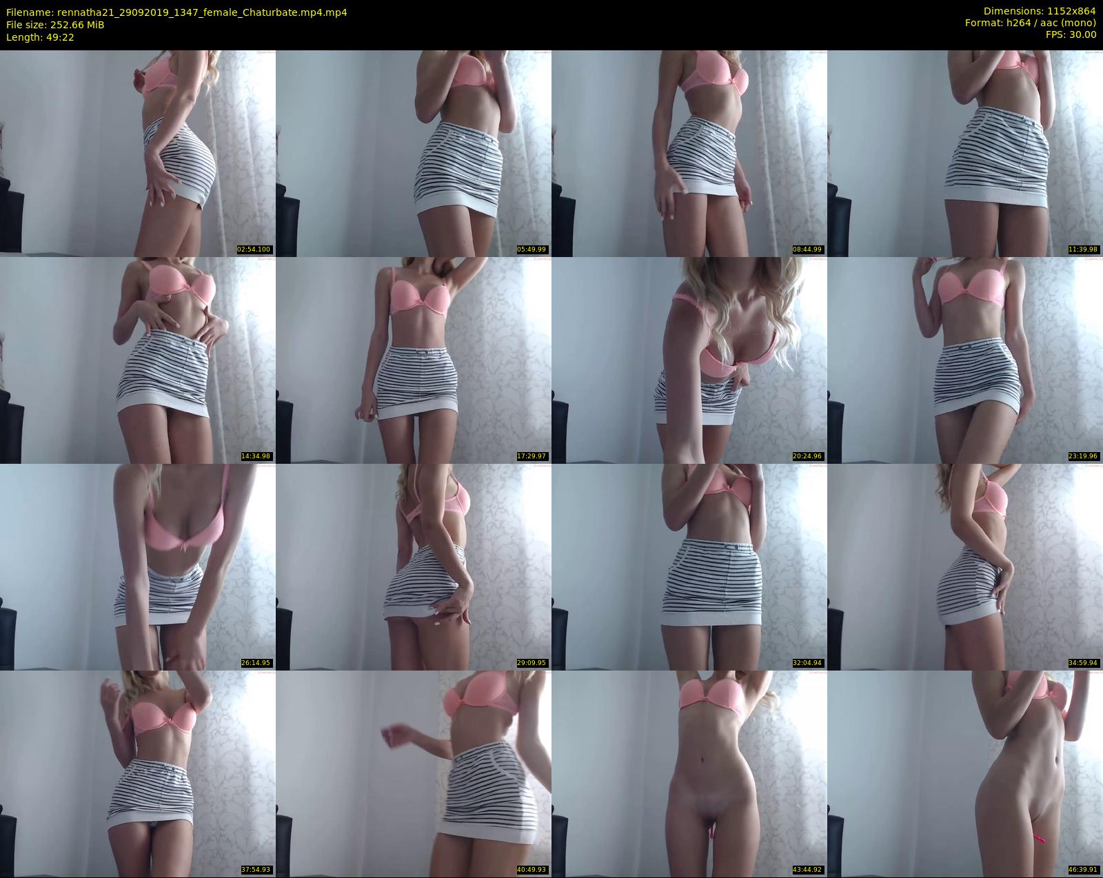 rennatha21 — 50 minute Chaturbate female cam show recording, 720p, Sep 29, 2019