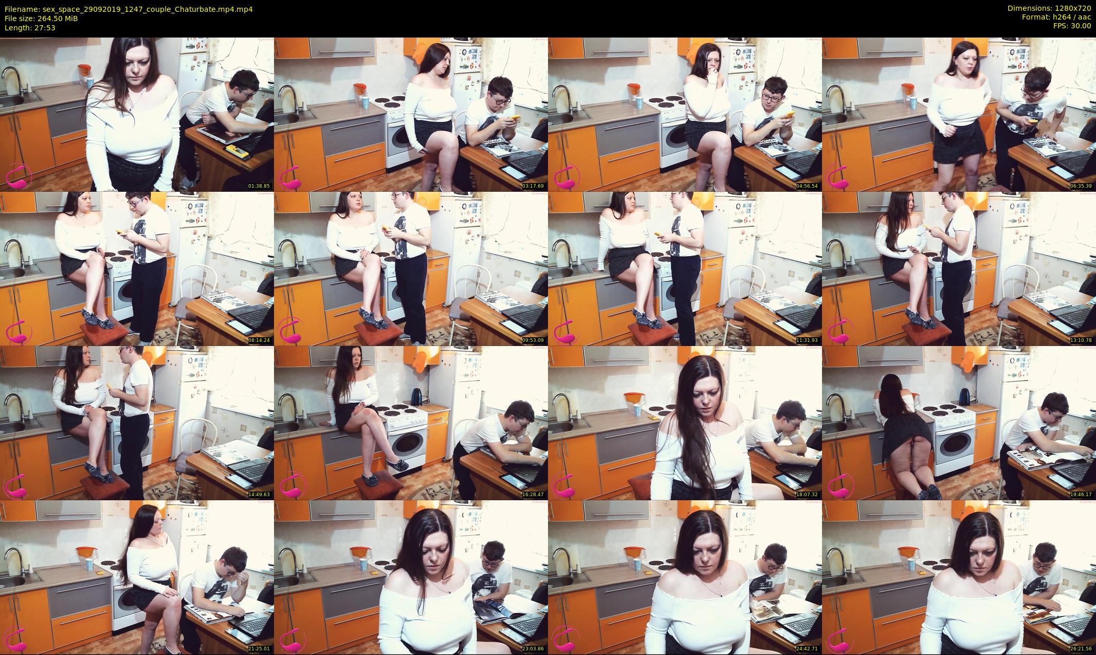 sex_space — 28 minute Chaturbate couple cam show recording, 720p, Sep 29, 2019