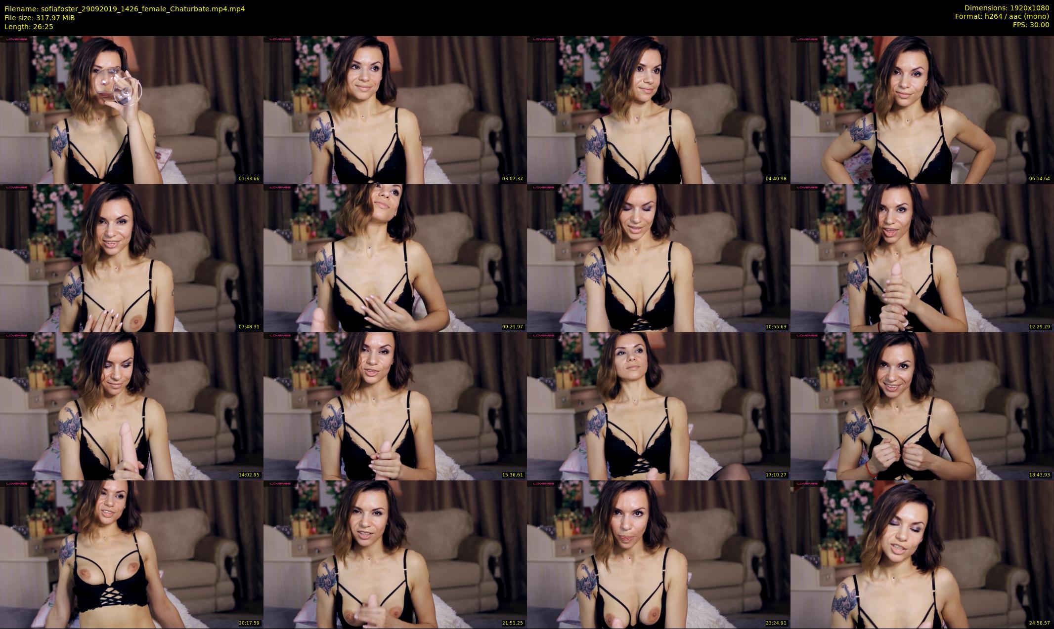 sofiafoster — 27 minute Chaturbate female cam show recording, 1080p, Sep 29, 2019
