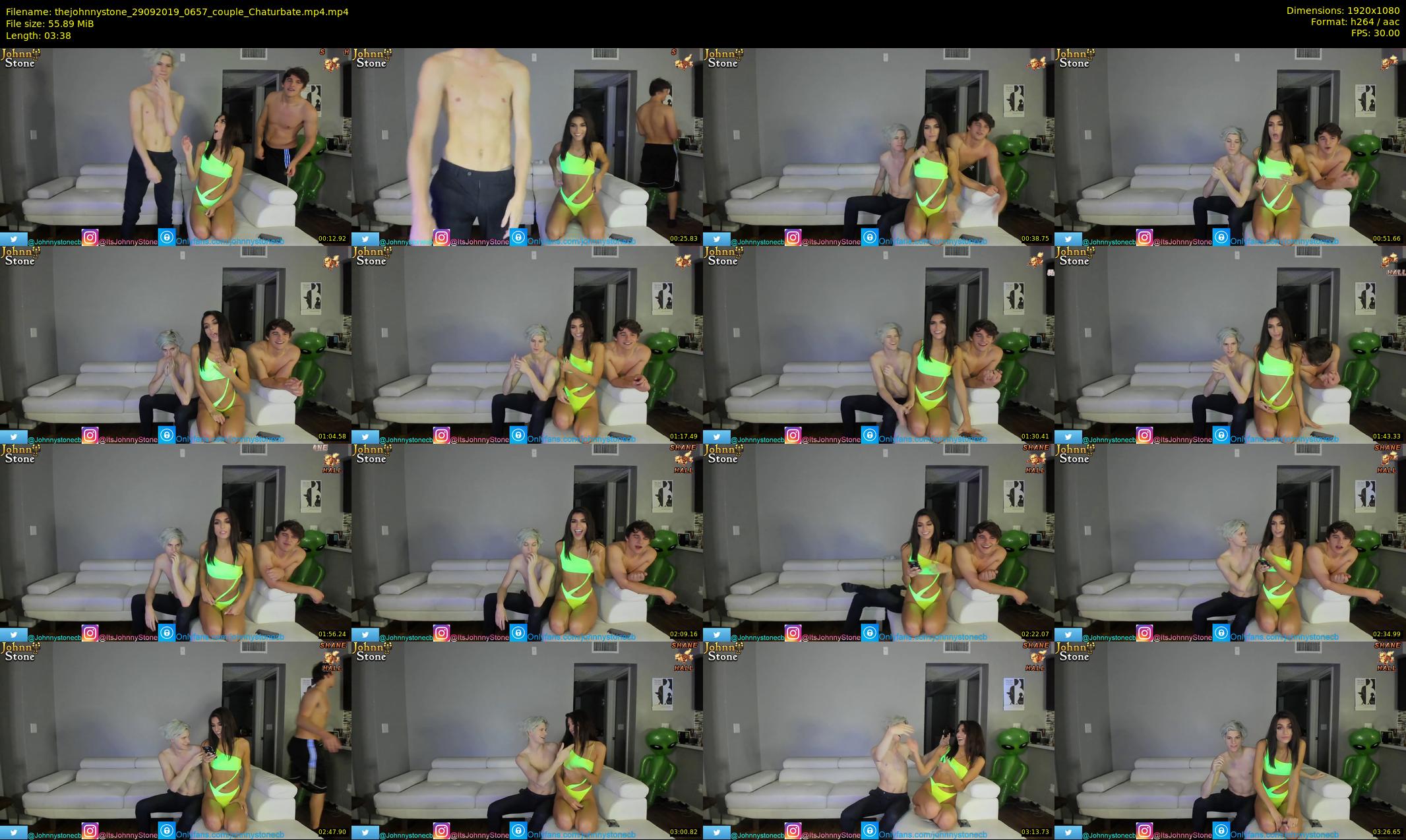 thejohnnystone — 4 minute Chaturbate male cam show recording, 1080p, Sep 29, 2019