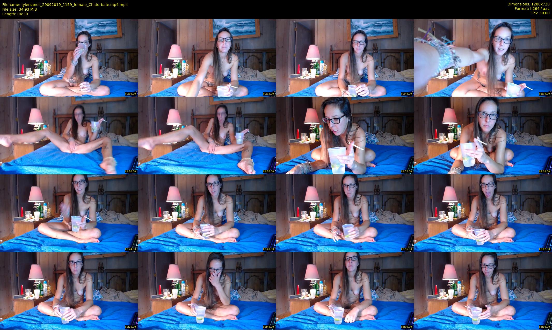 tylersands — 5 minute Chaturbate female cam show recording, 720p, Sep 29, 2019