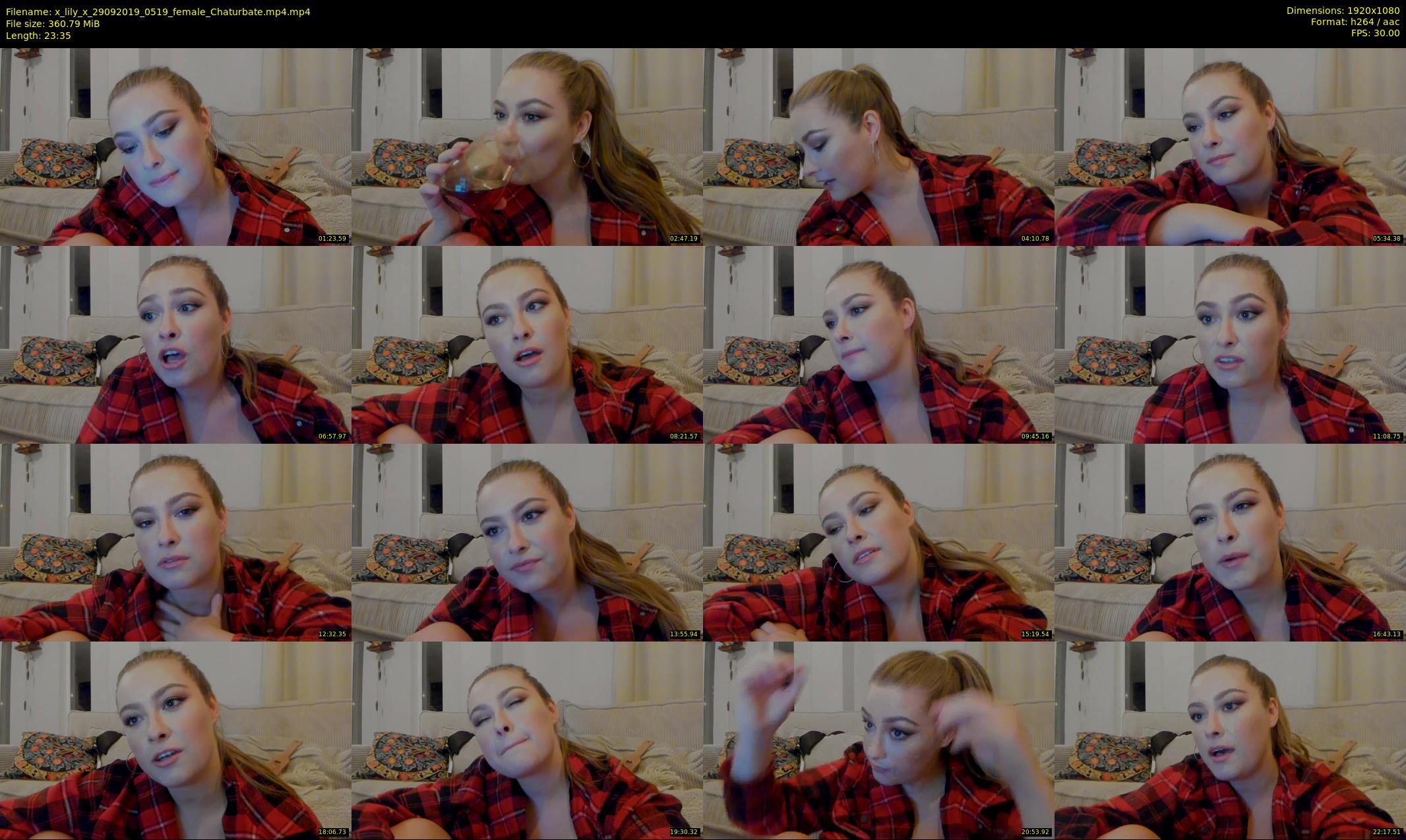 x_lily_x — 24 minute Chaturbate female cam show recording, 1080p, Sep 29, 2019