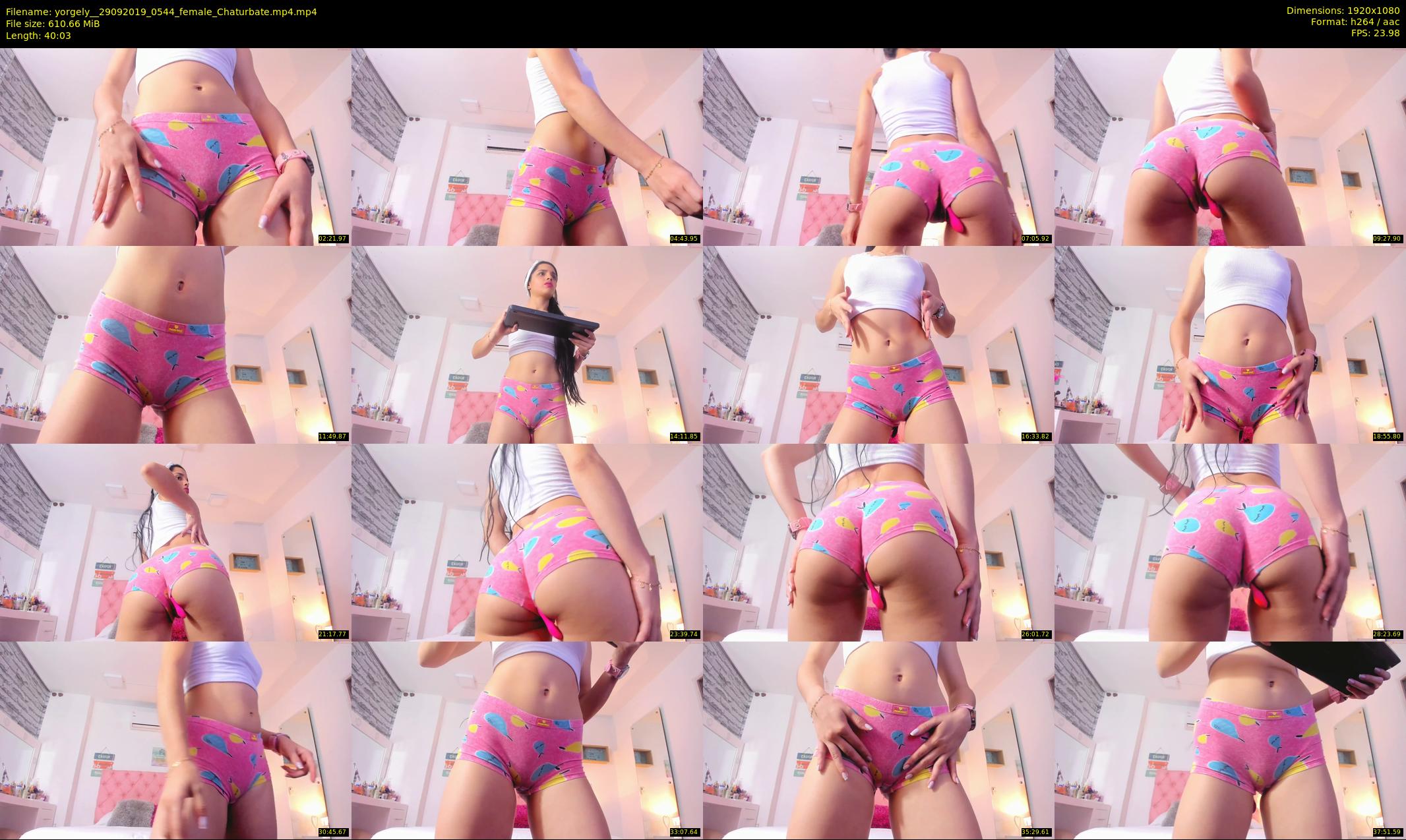 yorgely_ — 41 minute Chaturbate female cam show recording, 1080p, Sep 29, 2019