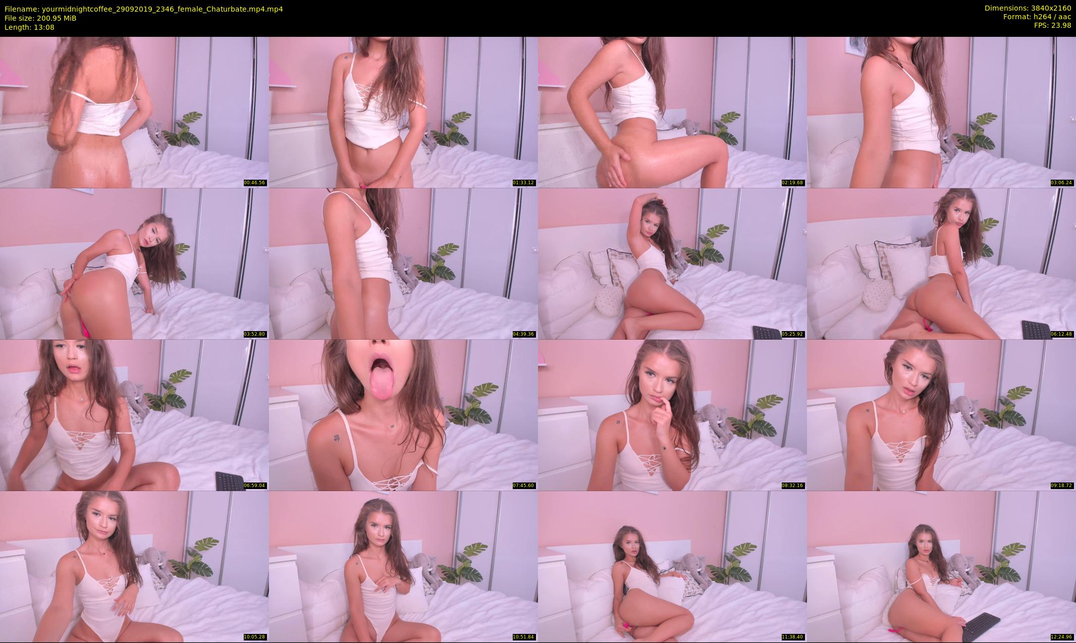 yourmidnightcoffee — 14 minute Chaturbate female cam show recording, 4K, Sep 29, 2019