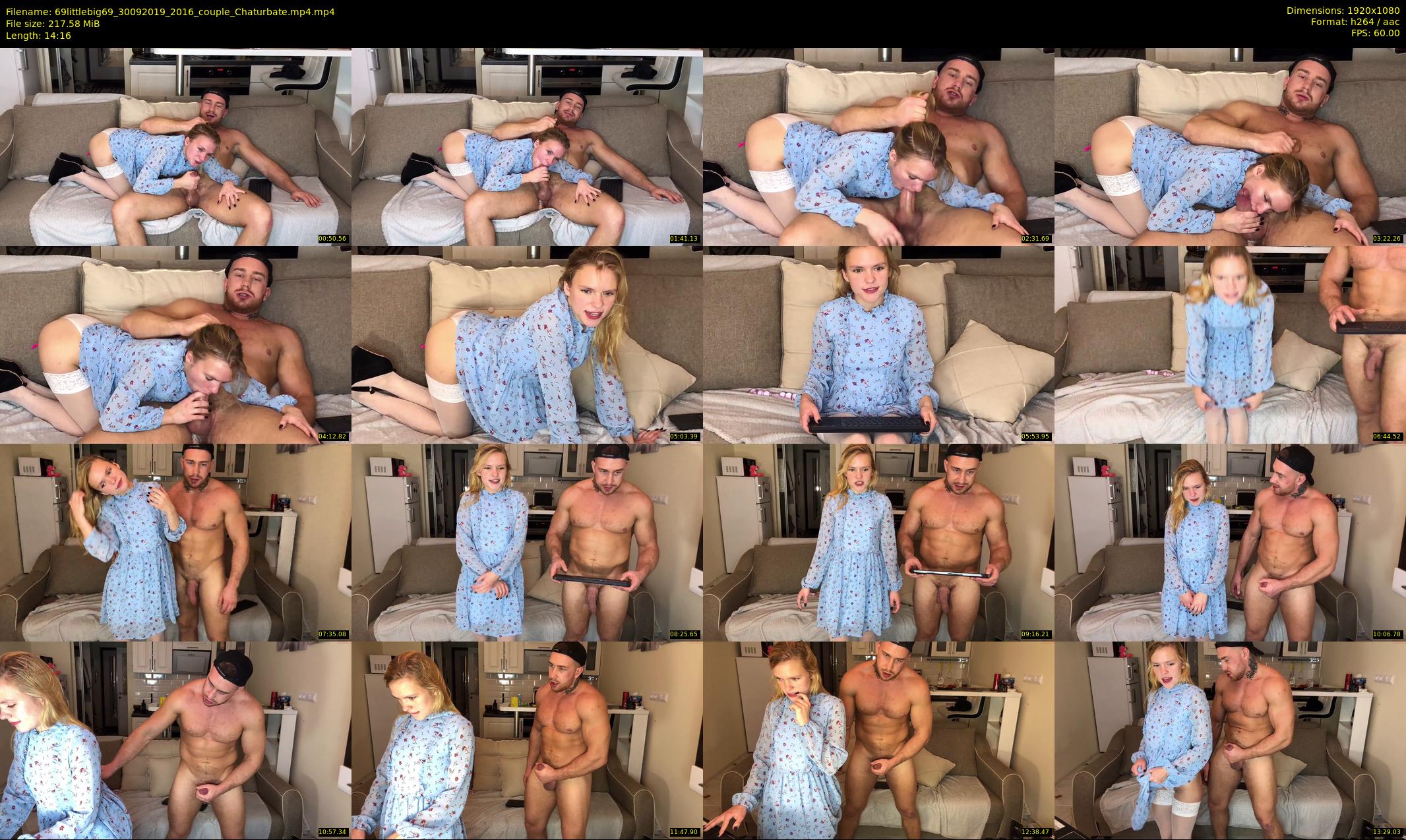 69littlebig69 — 15 minute Chaturbate couple cam show recording, 1080p, Sep 30, 2019