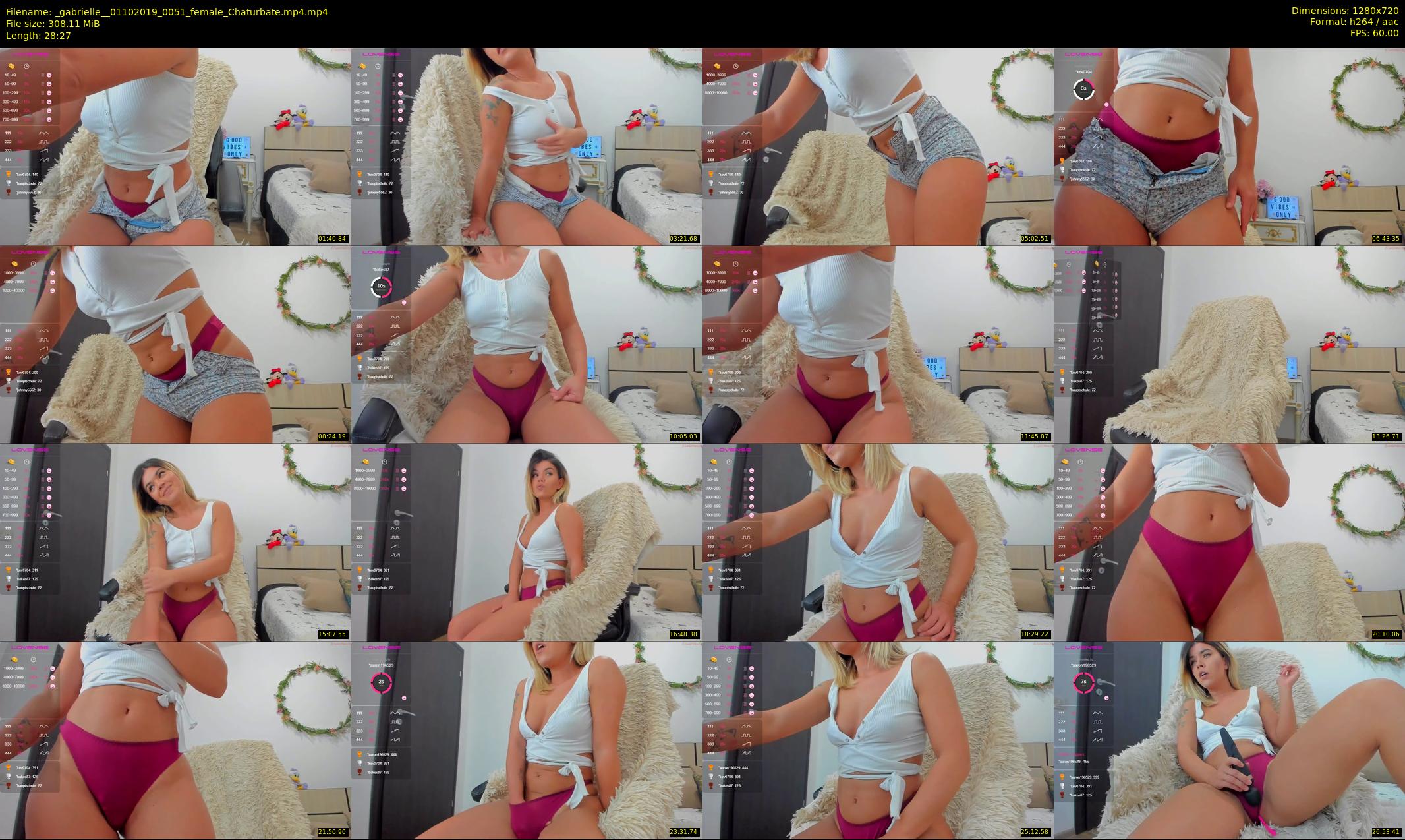 _gabrielle_ — 29 minute Chaturbate female cam show recording, 720p, Oct 1, 2019