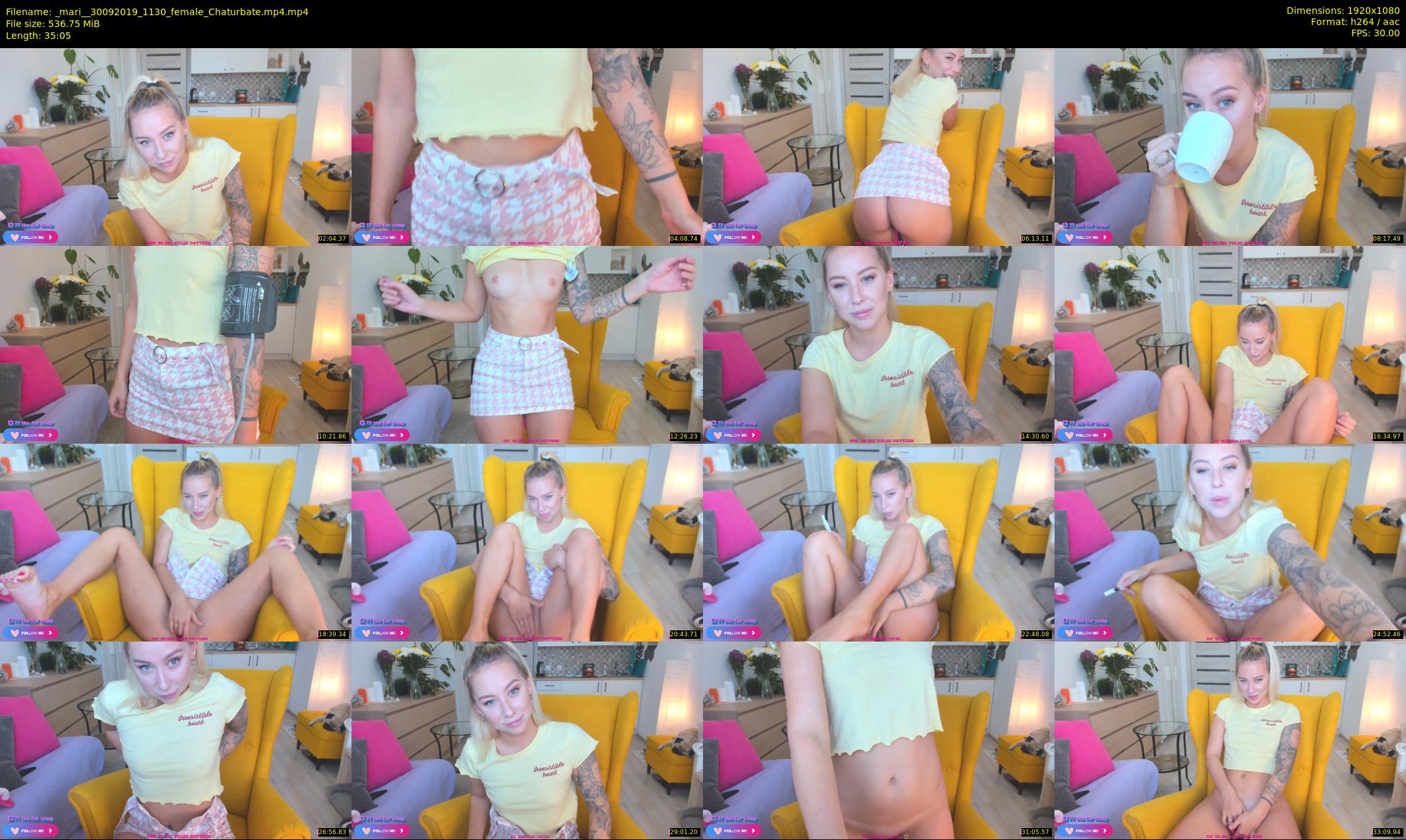 _mari_ — 36 minute Chaturbate female cam show recording, 1080p, Sep 30, 2019