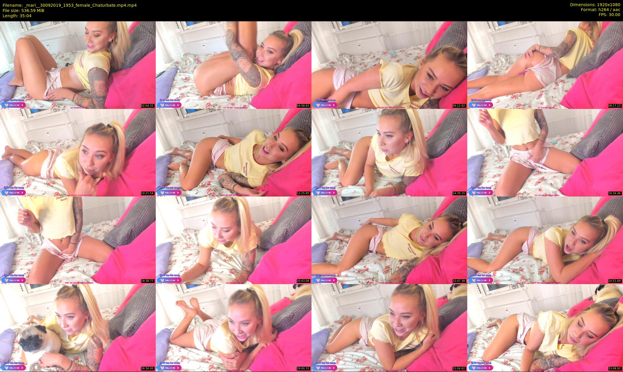 _mari_ — 36 minute Chaturbate female cam show recording, 1080p, Sep 30, 2019