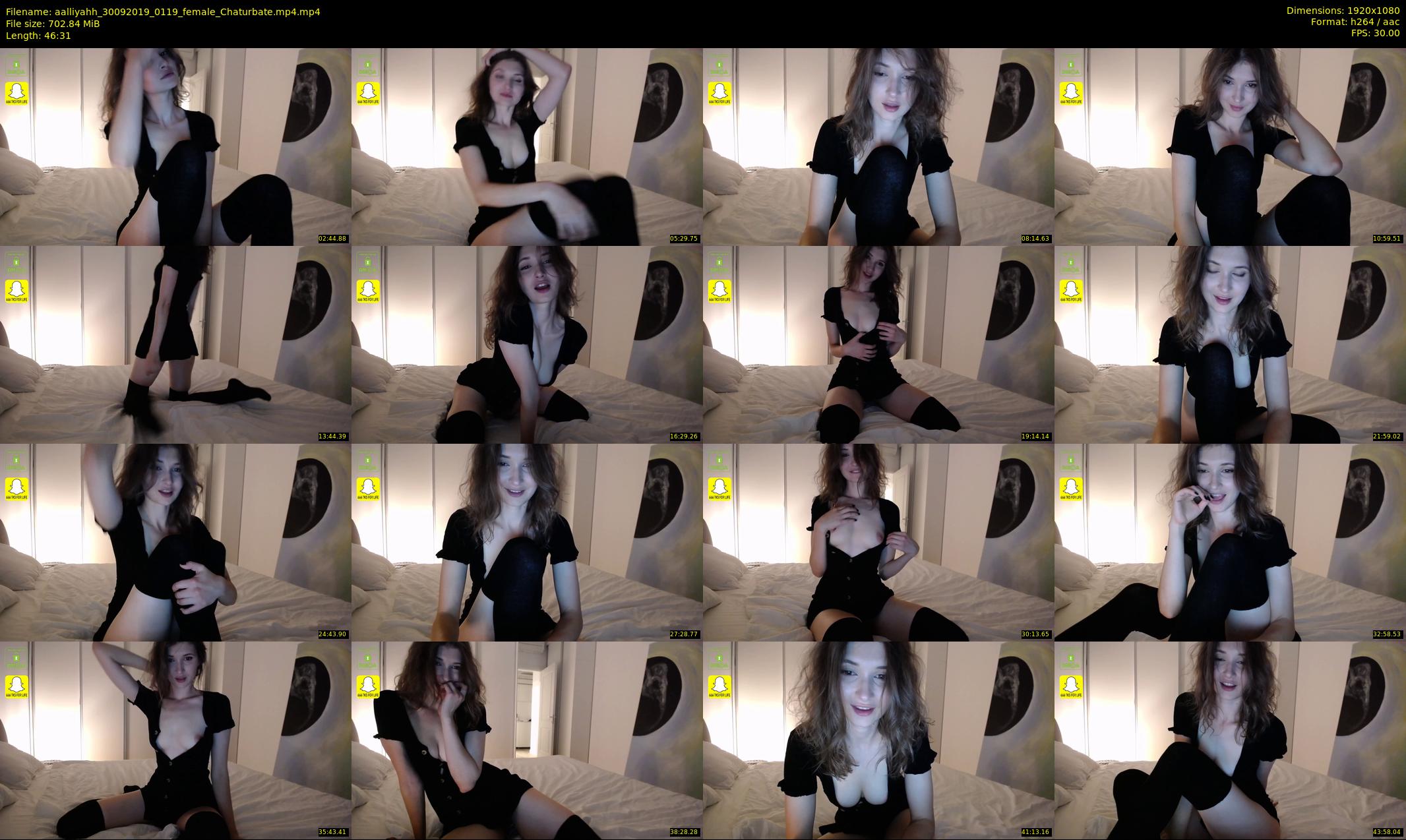 aalliyahh — 47 minute Chaturbate female cam show recording, 1080p, Sep 30, 2019