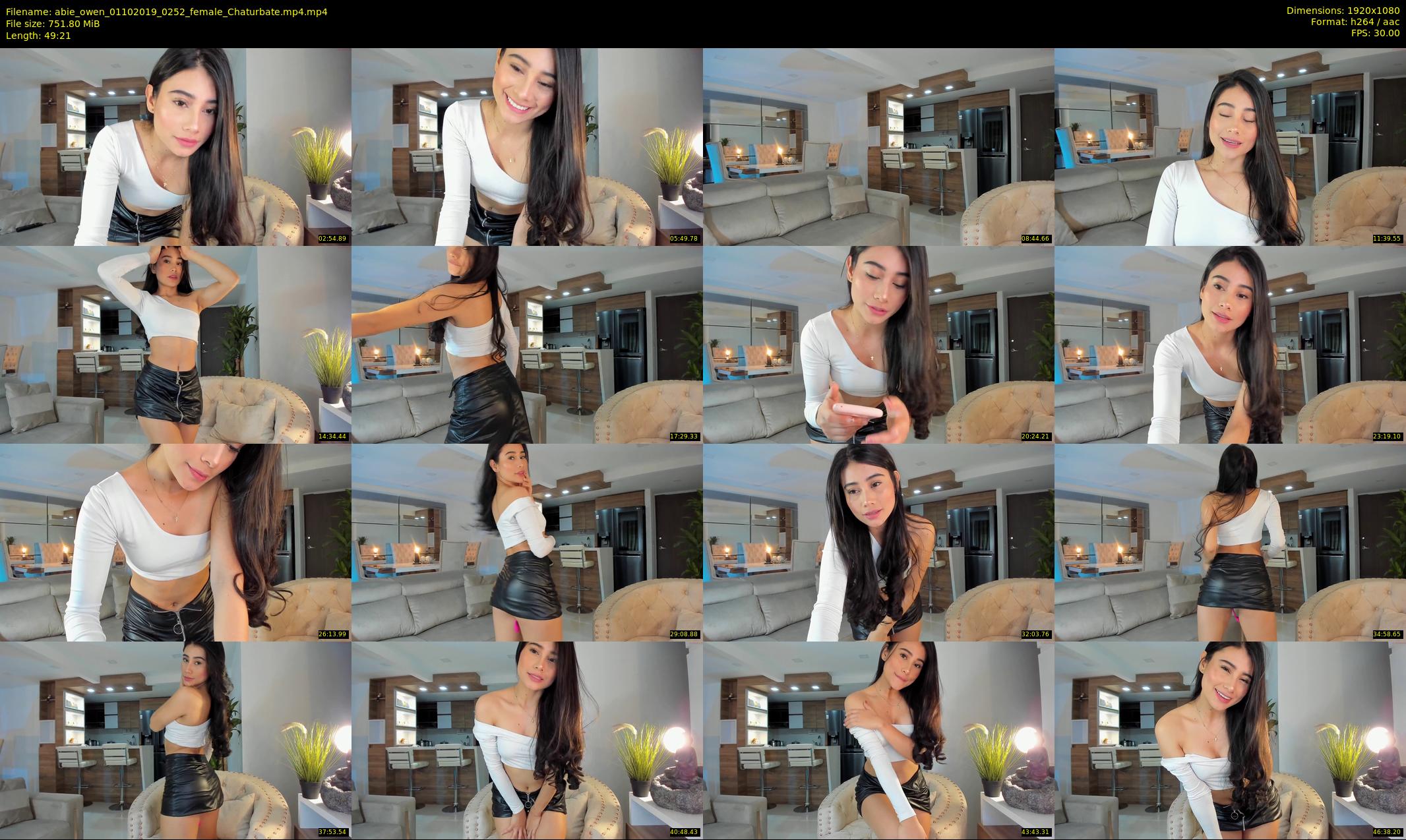 abie_owen — 50 minute Chaturbate female cam show recording, 1080p, Oct 1, 2019