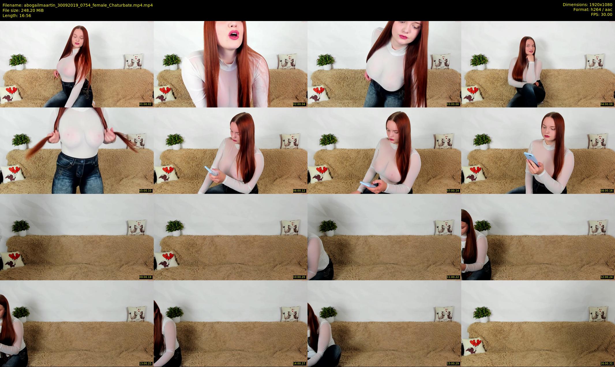 abogailmaartin — 17 minute Chaturbate female cam show recording, 1080p, Sep 30, 2019