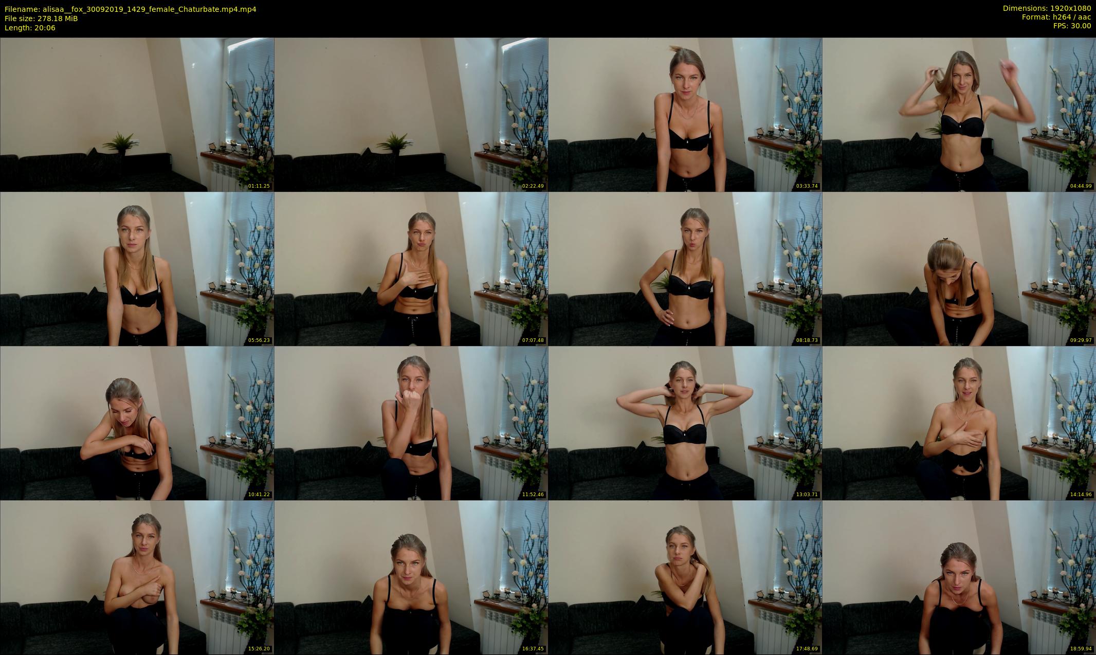 alisaa__fox — 21 minute Chaturbate female cam show recording, 1080p, Sep 30, 2019