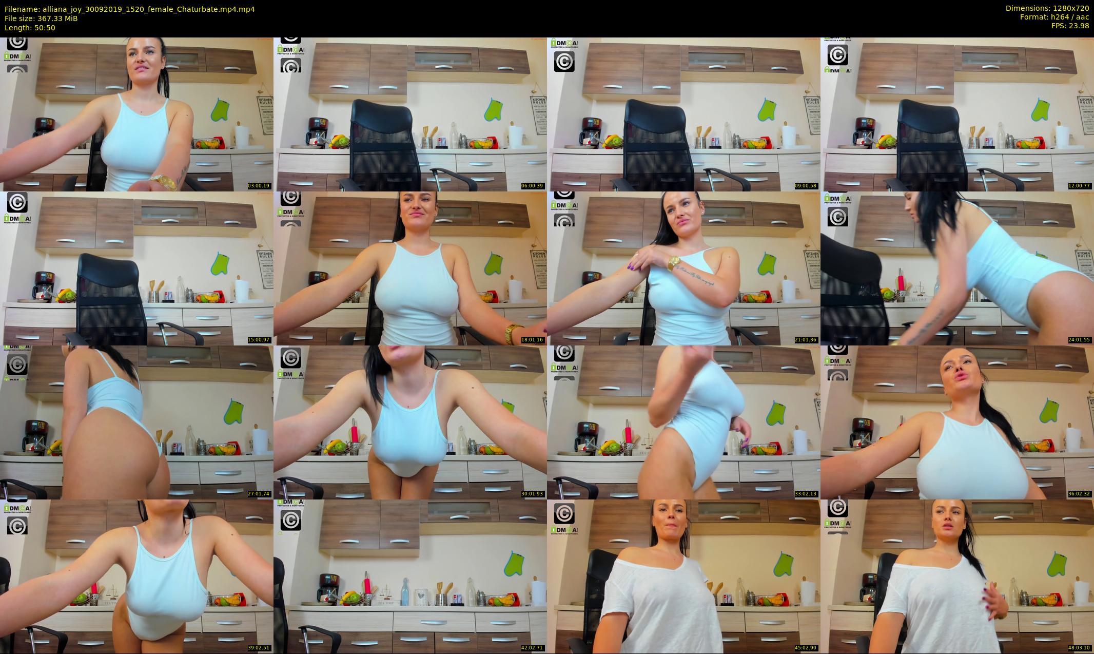 alliana_joy — 51 minute Chaturbate female cam show recording, 720p, Sep 30, 2019