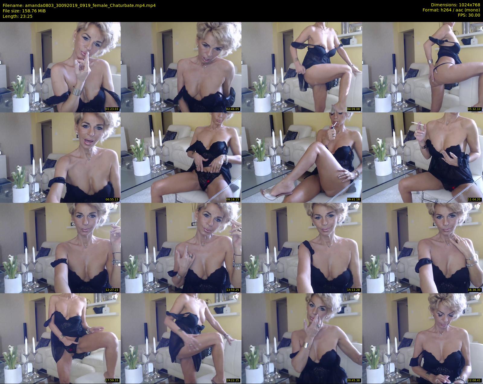 amanda0803 — 24 minute Chaturbate female cam show recording, 720p, Sep 30, 2019