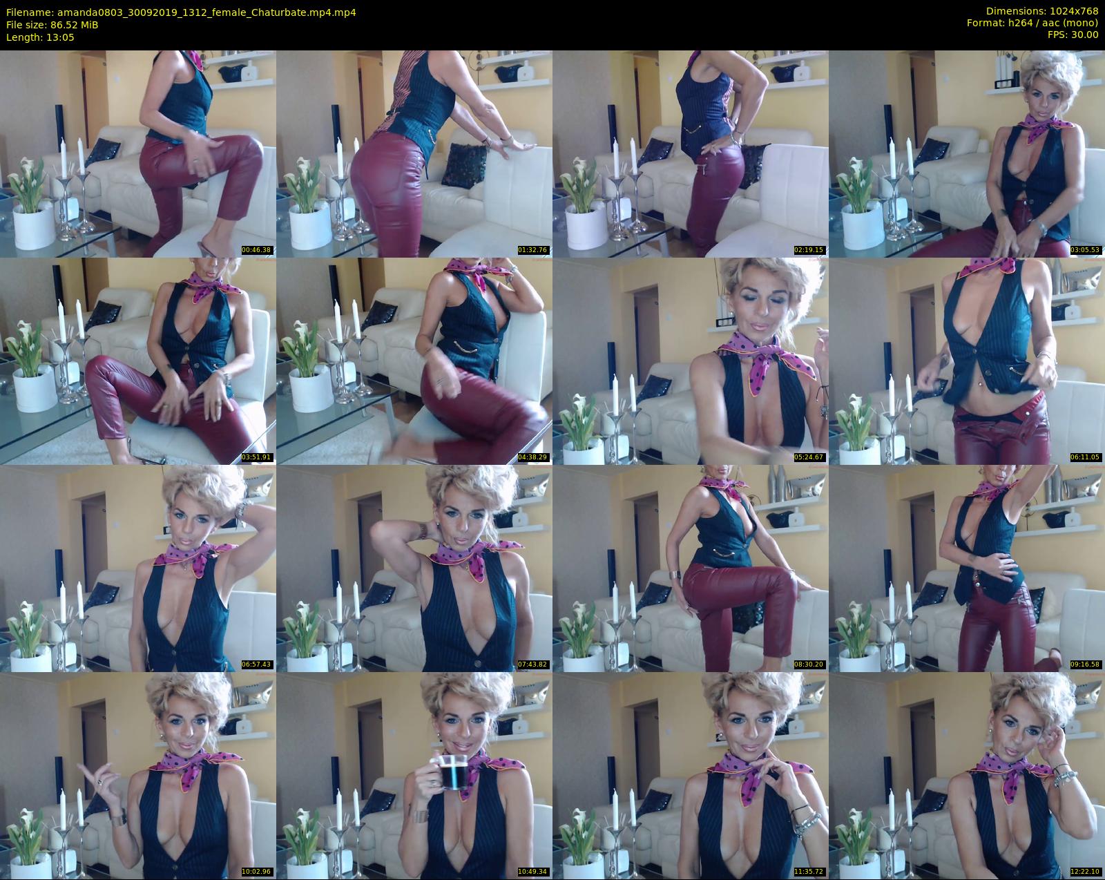 amanda0803 — 14 minute Chaturbate female cam show recording, 720p, Sep 30, 2019