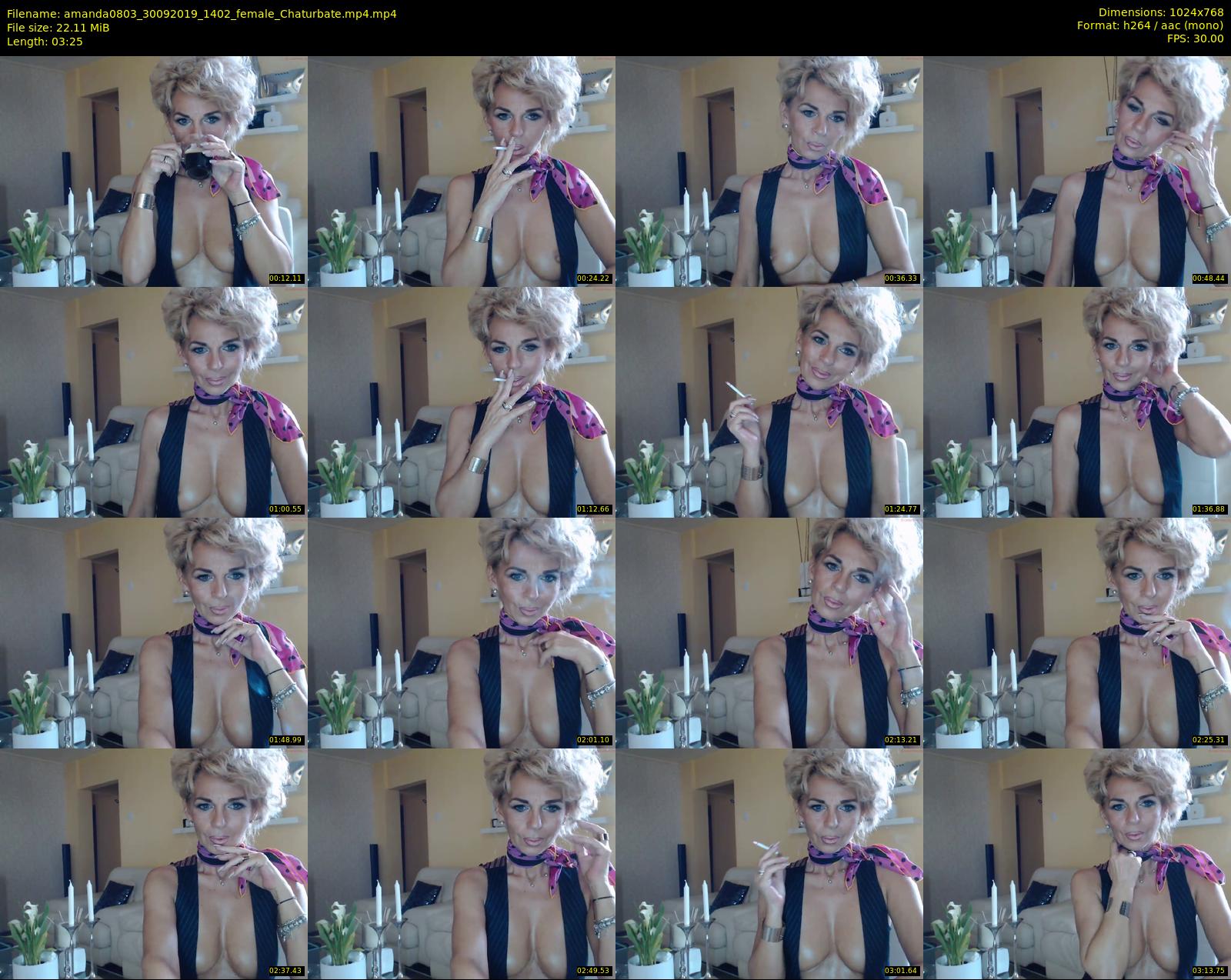 amanda0803 — 4 minute Chaturbate female cam show recording, 720p, Sep 30, 2019