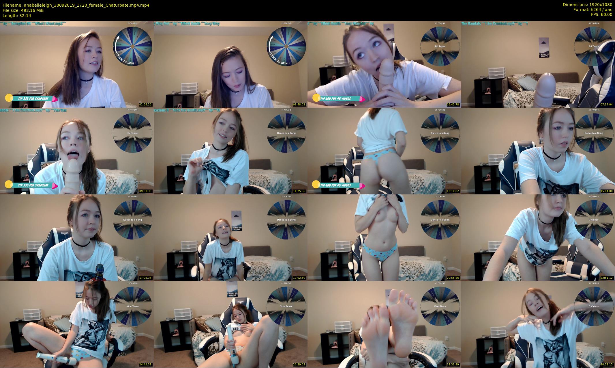 anabelleleigh — 33 minute Chaturbate female cam show recording, 1080p, Sep 30, 2019