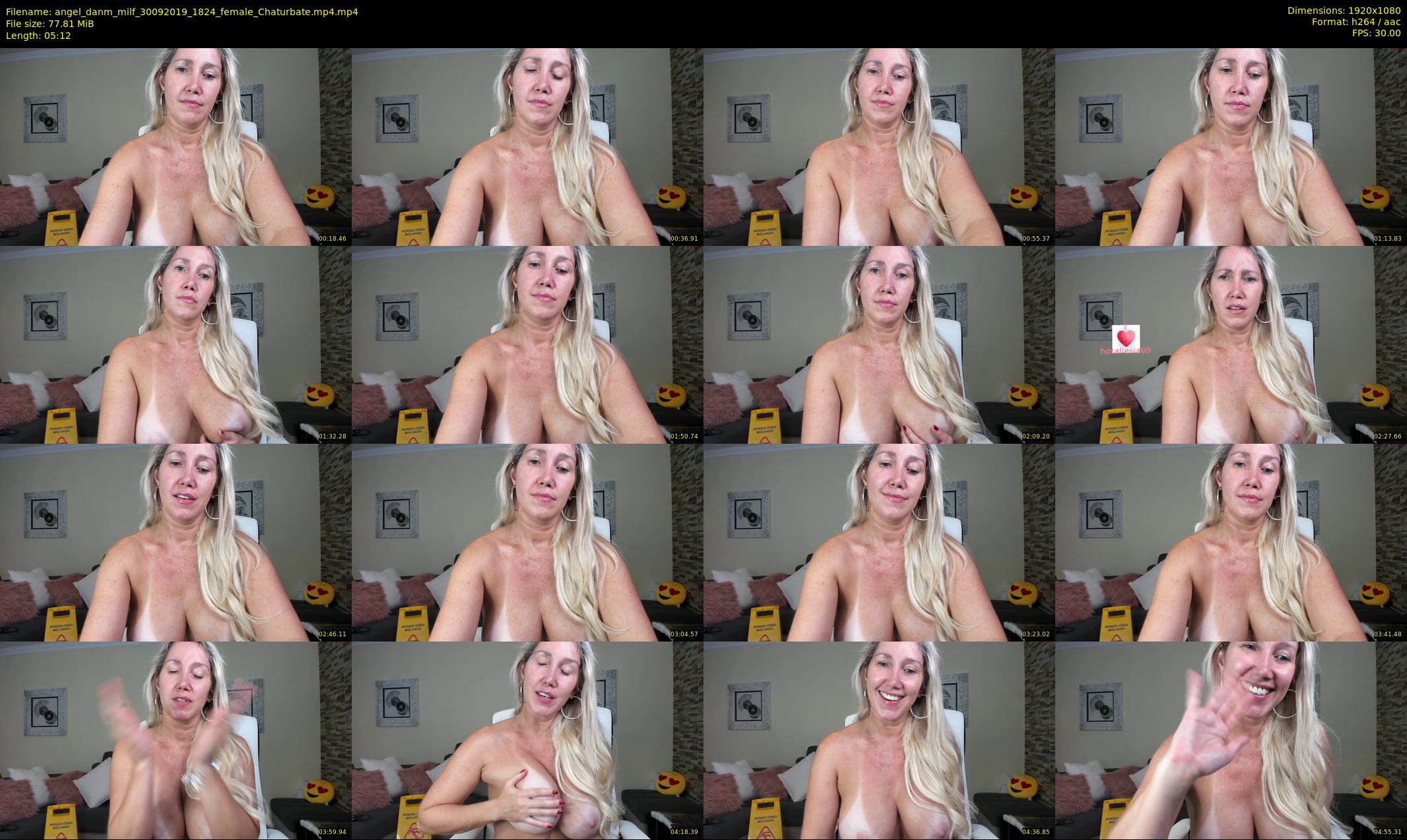 angel_danm_milf — 6 minute Chaturbate female cam show recording, 1080p, Sep 30, 2019