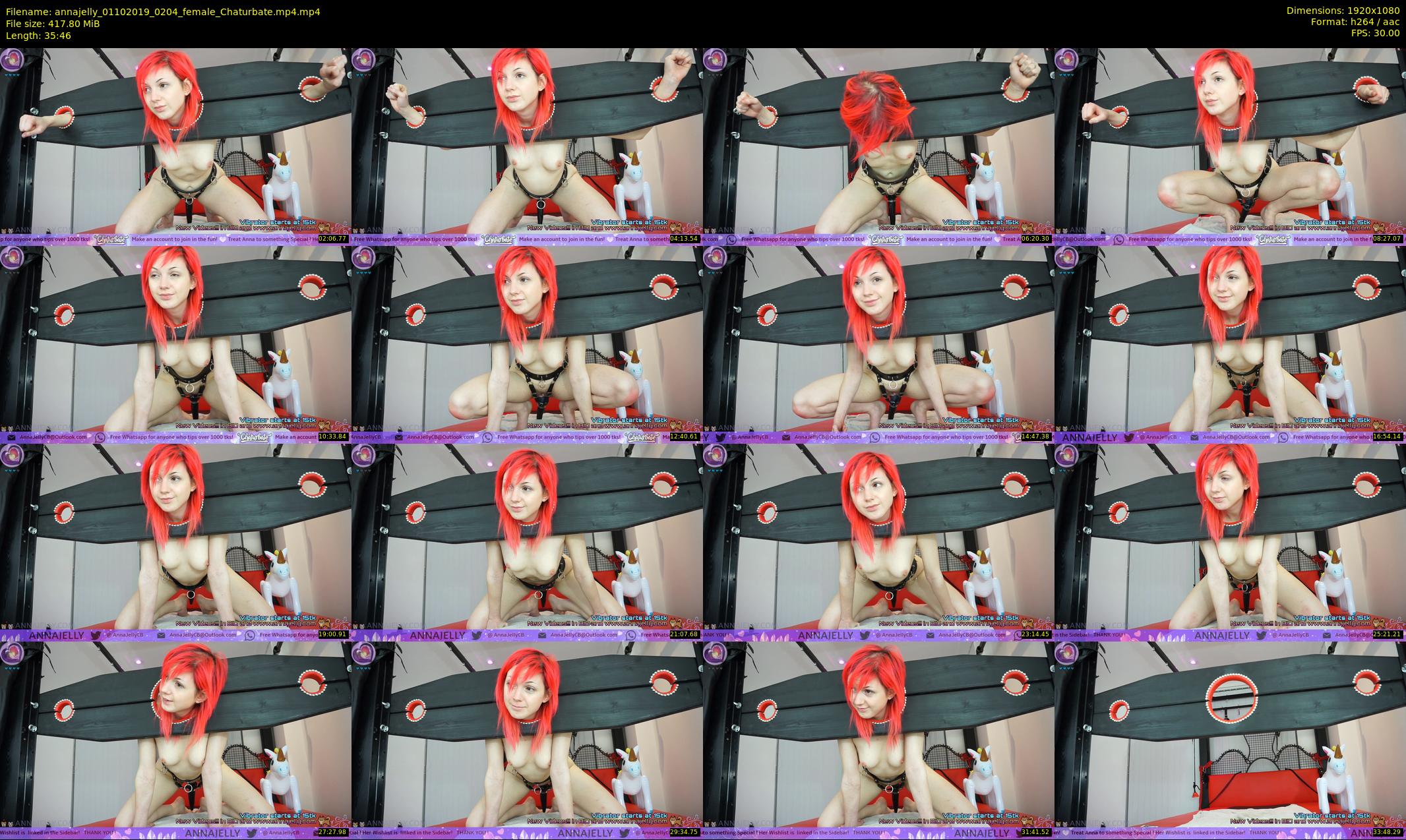 annajelly — 36 minute Chaturbate couple cam show recording, 1080p, Oct 1, 2019