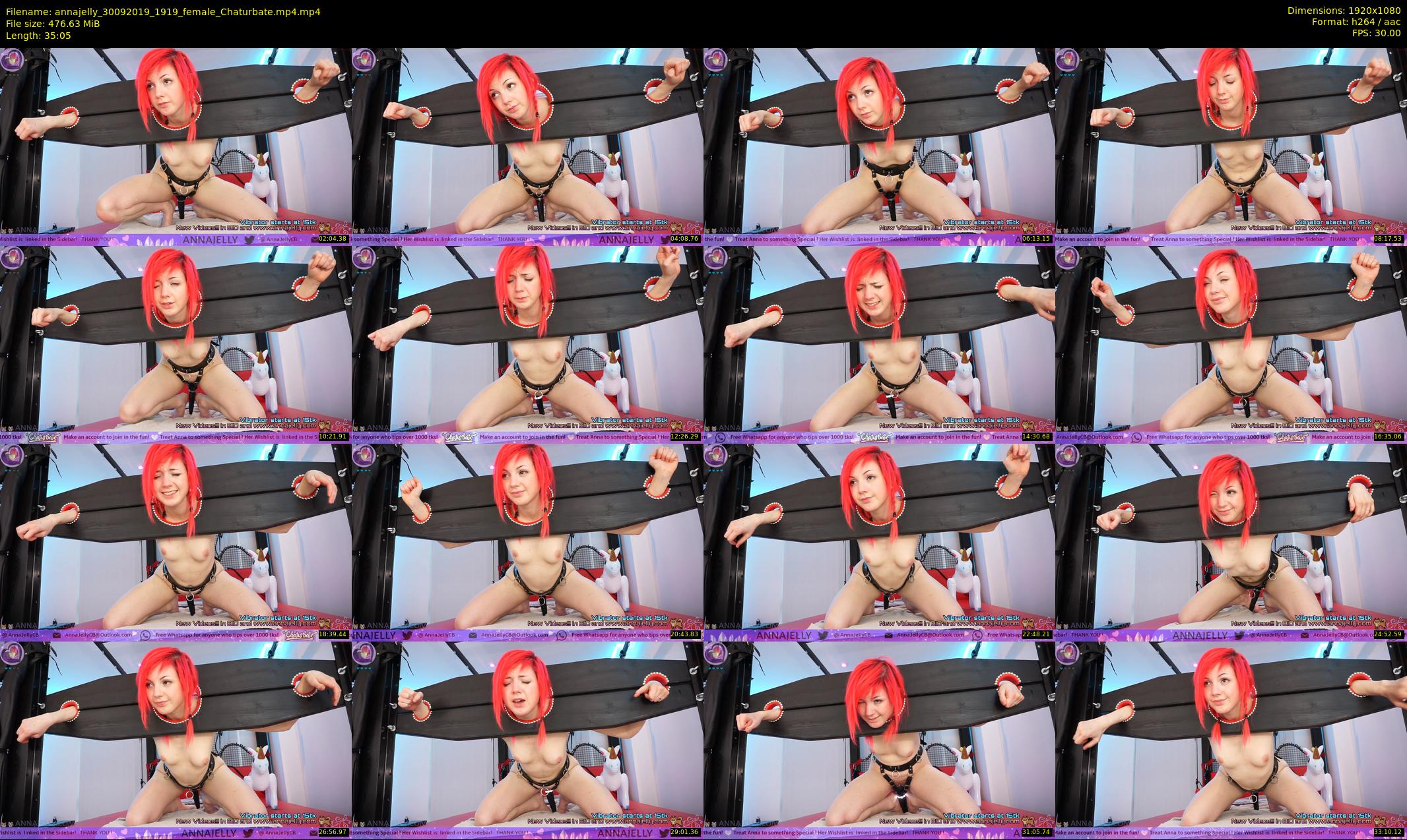 annajelly — 36 minute Chaturbate couple cam show recording, 1080p, Sep 30, 2019