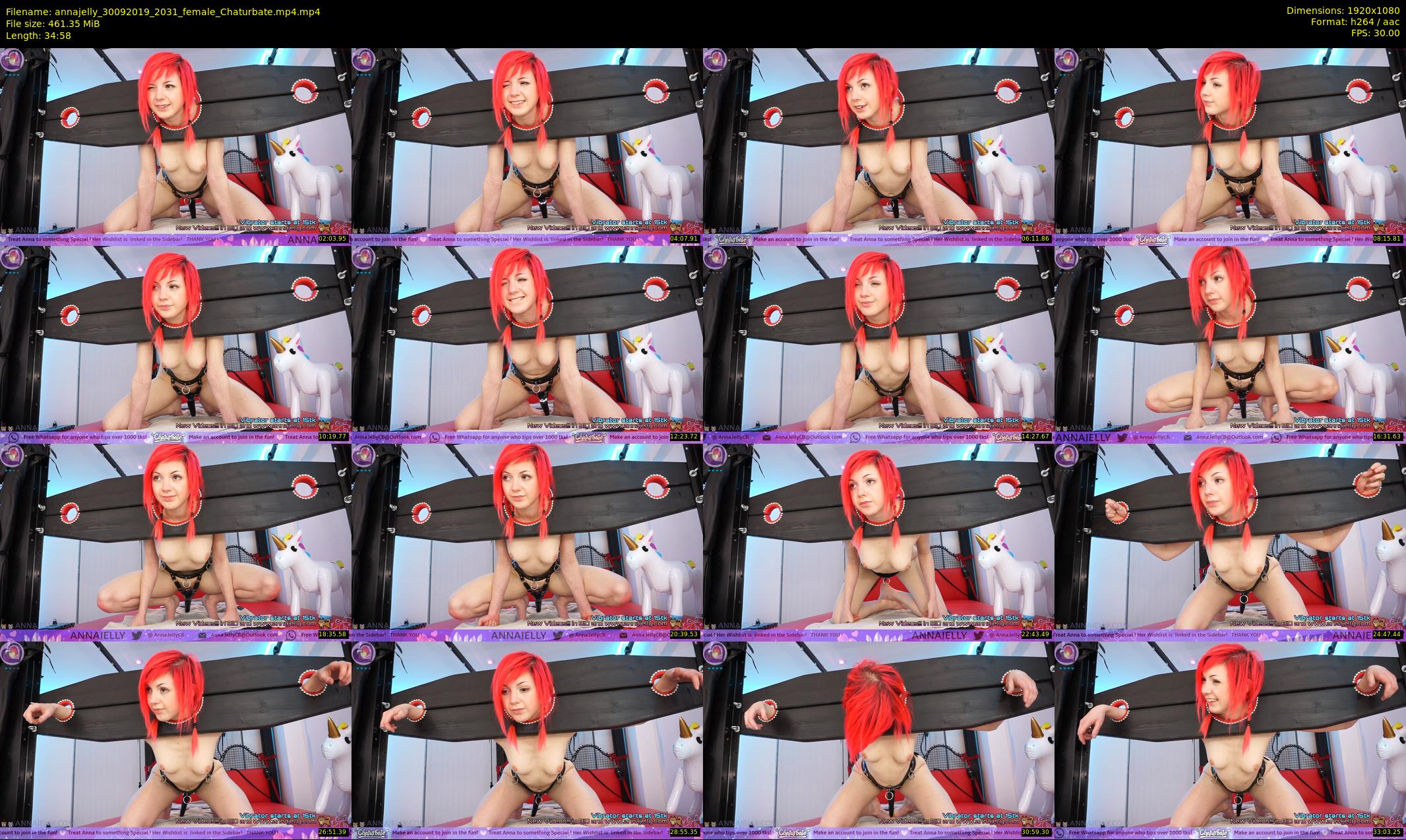 annajelly — 35 minute Chaturbate couple cam show recording, 1080p, Sep 30, 2019