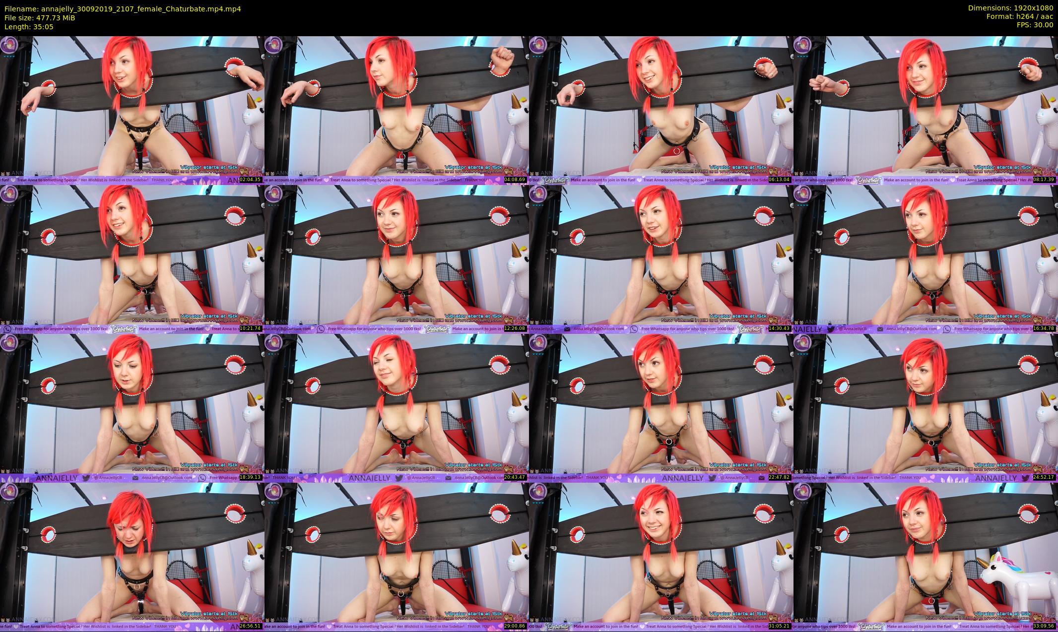 annajelly — 36 minute Chaturbate couple cam show recording, 1080p, Sep 30, 2019