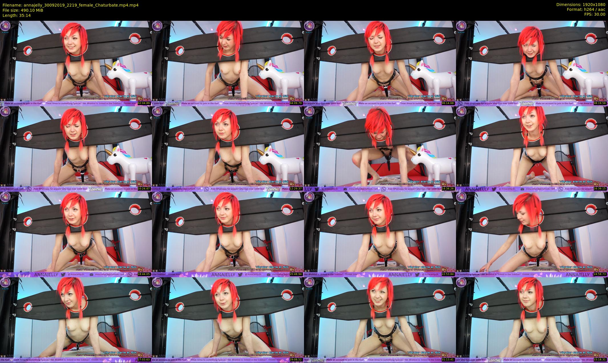 annajelly — 36 minute Chaturbate couple cam show recording, 1080p, Sep 30, 2019