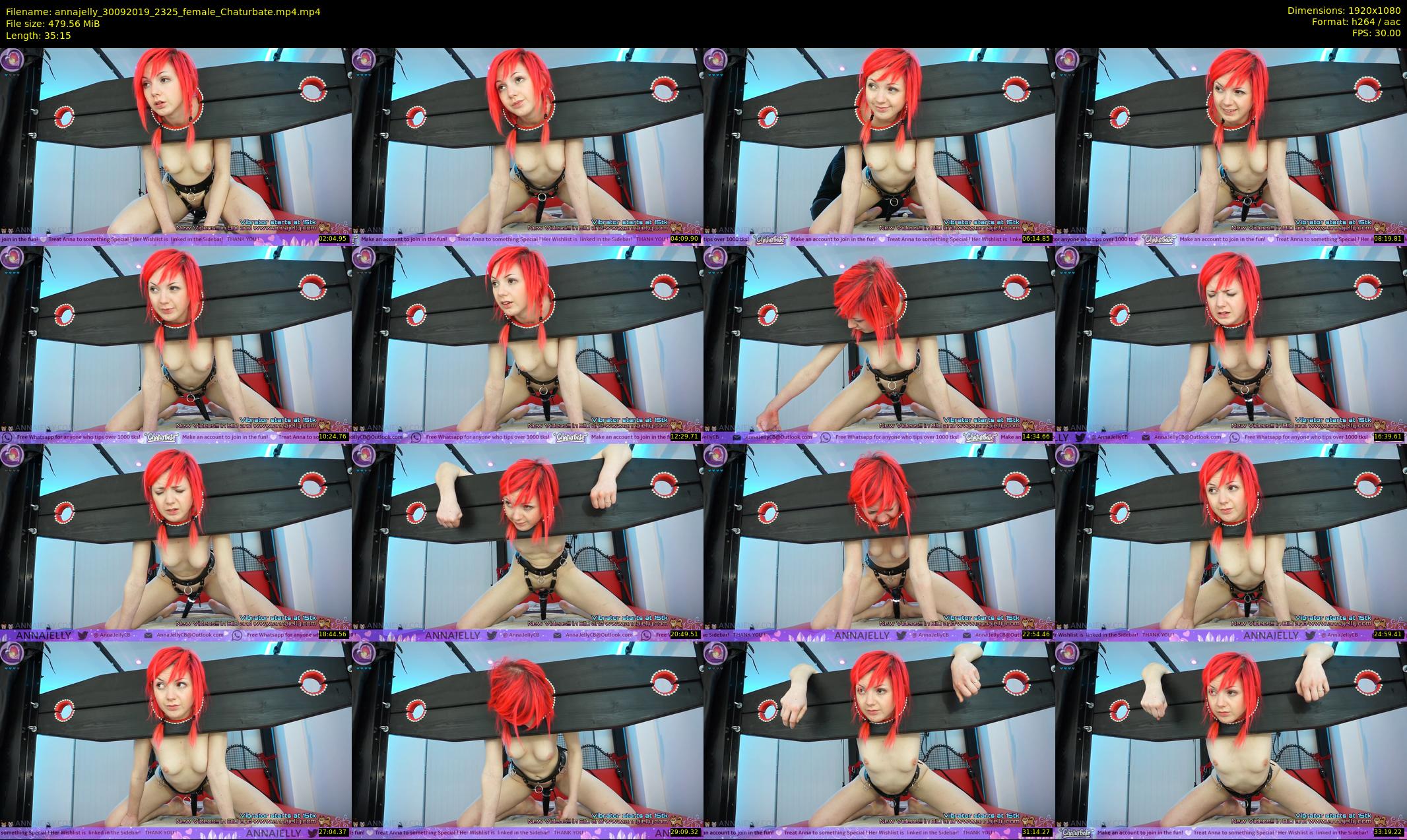 annajelly — 36 minute Chaturbate couple cam show recording, 1080p, Sep 30, 2019