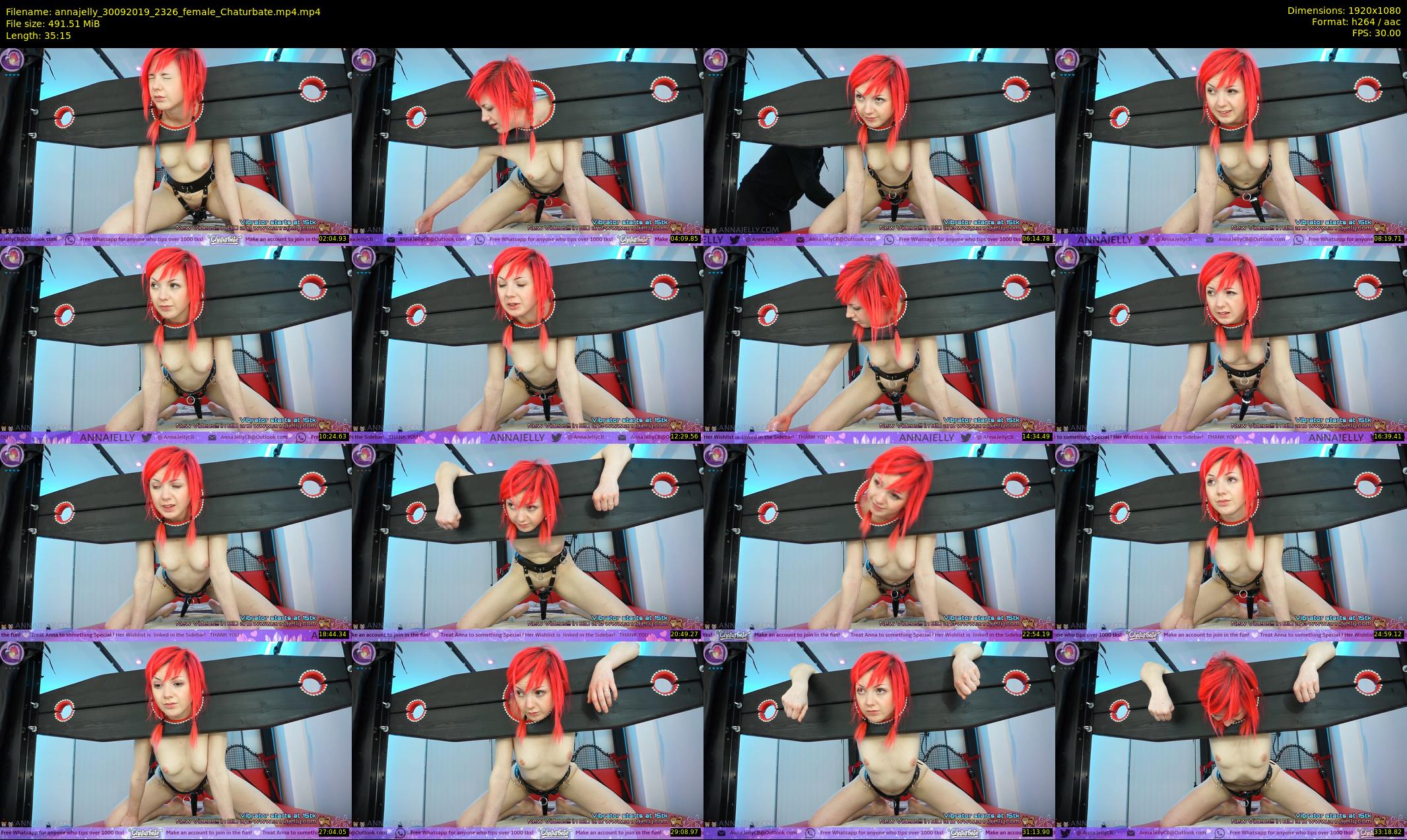 annajelly — 36 minute Chaturbate couple cam show recording, 1080p, Sep 30, 2019