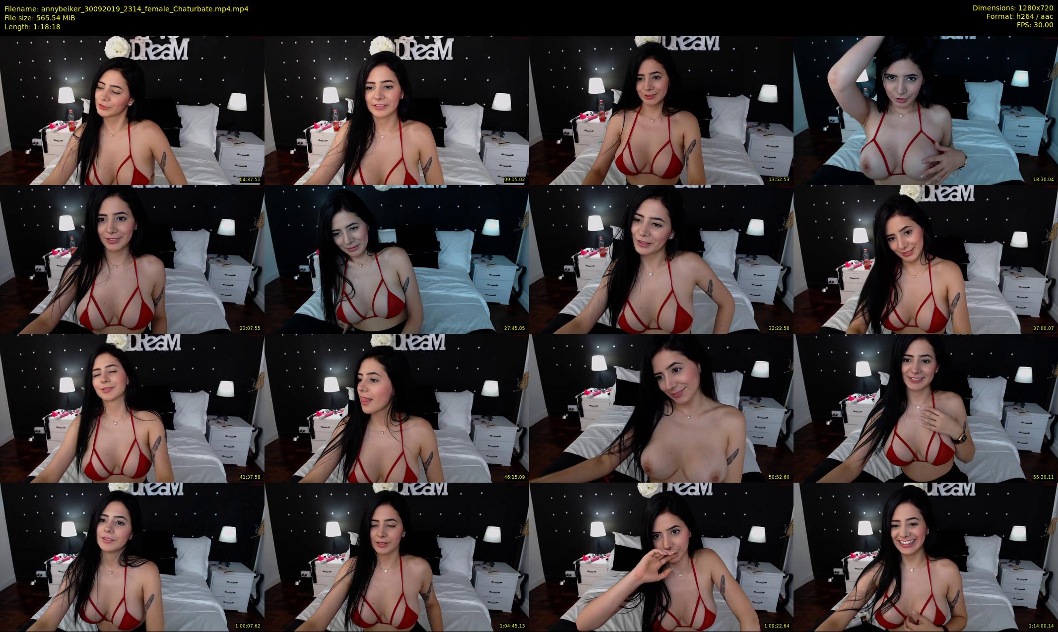 annybeiker — 79 minute Chaturbate female cam show recording, 720p, Sep 30, 2019
