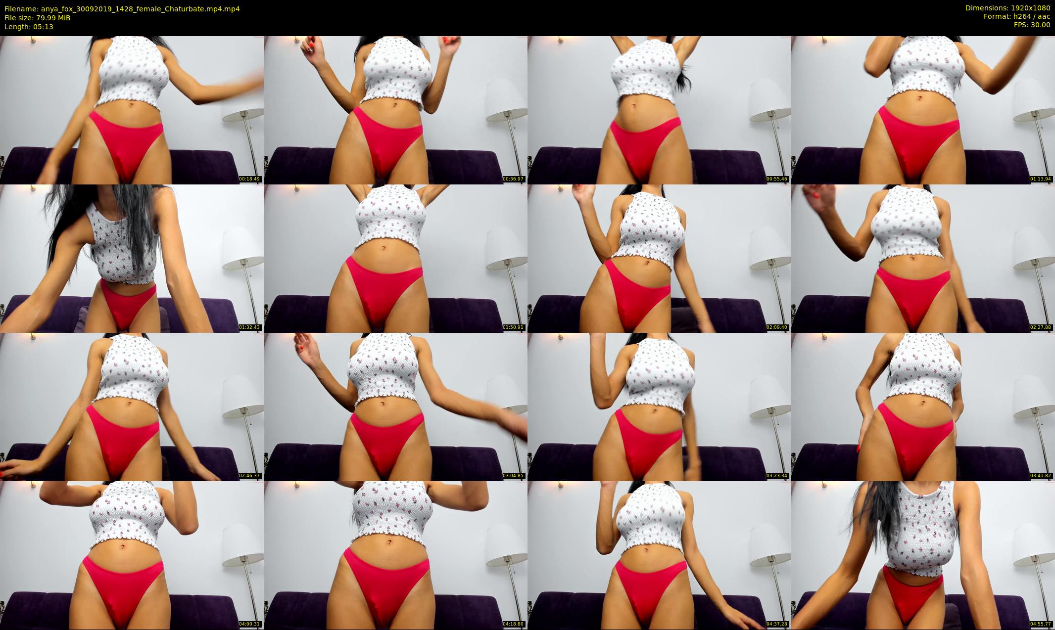 anya_fox — 6 minute Chaturbate female cam show recording, 1080p, Sep 30, 2019