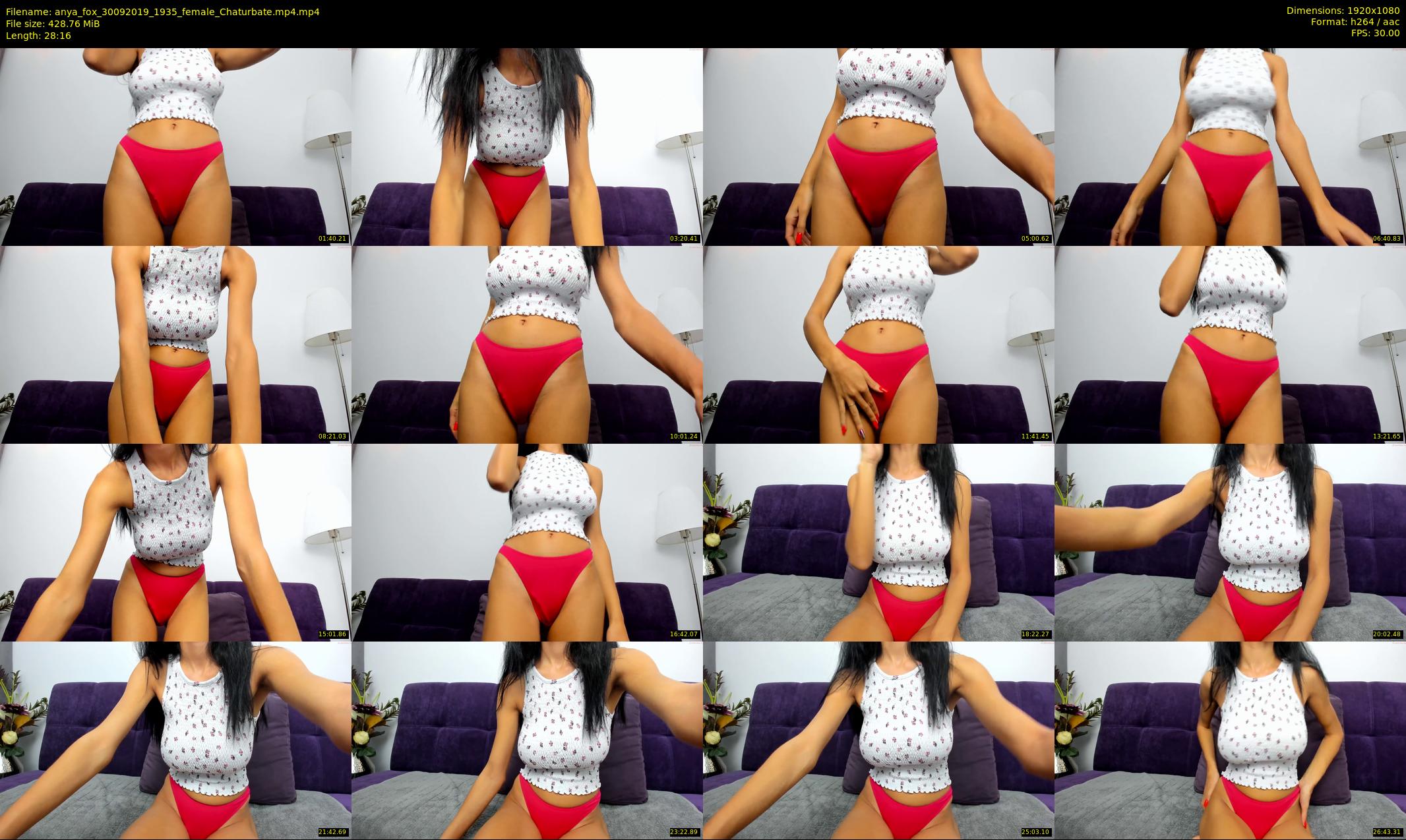 anya_fox — 29 minute Chaturbate female cam show recording, 1080p, Sep 30, 2019