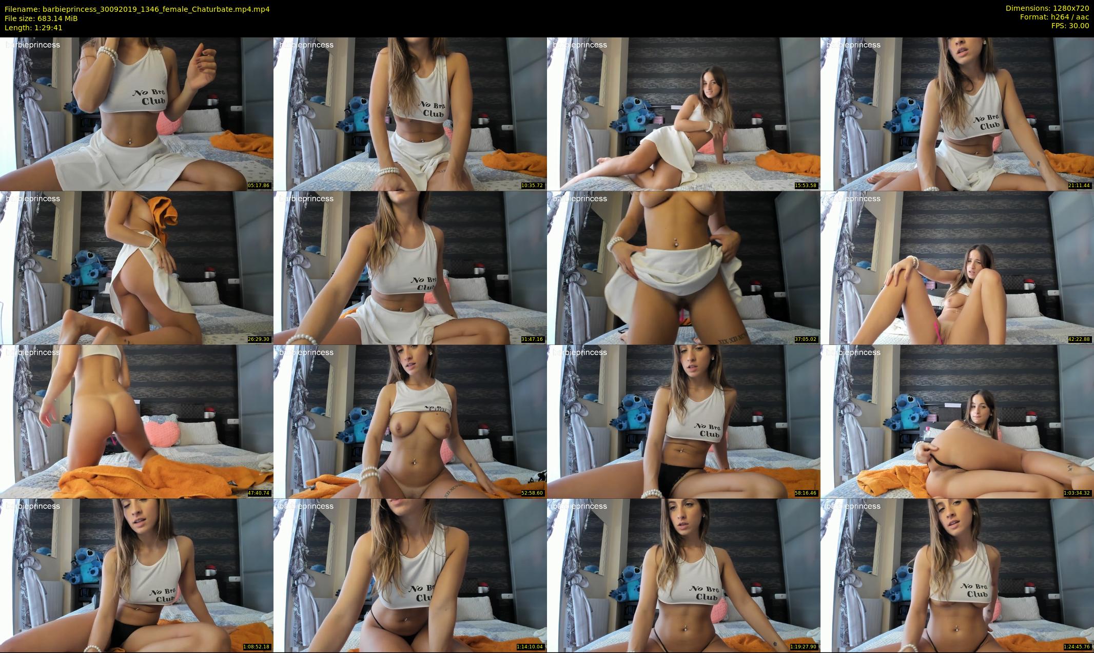 barbieprincess — 90 minute Chaturbate female cam show recording, 720p, Sep 30, 2019