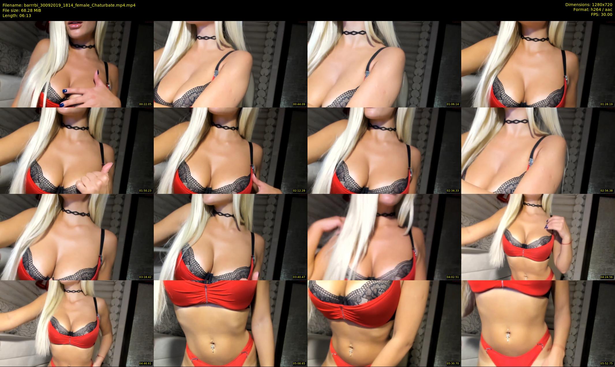barrrbi — 7 minute Chaturbate female cam show recording, 720p, Sep 30, 2019