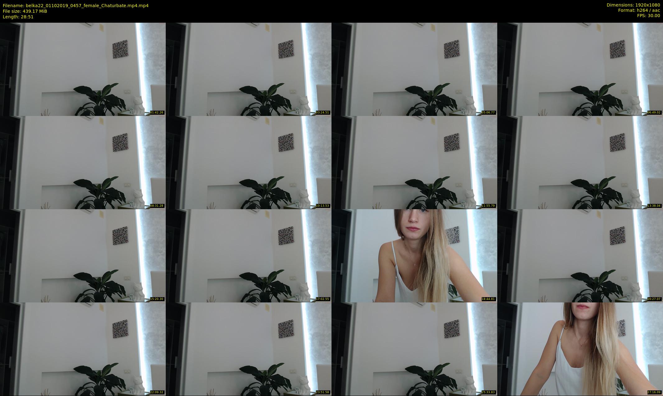 belka22 — 29 minute Chaturbate female cam show recording, 1080p, Oct 1, 2019