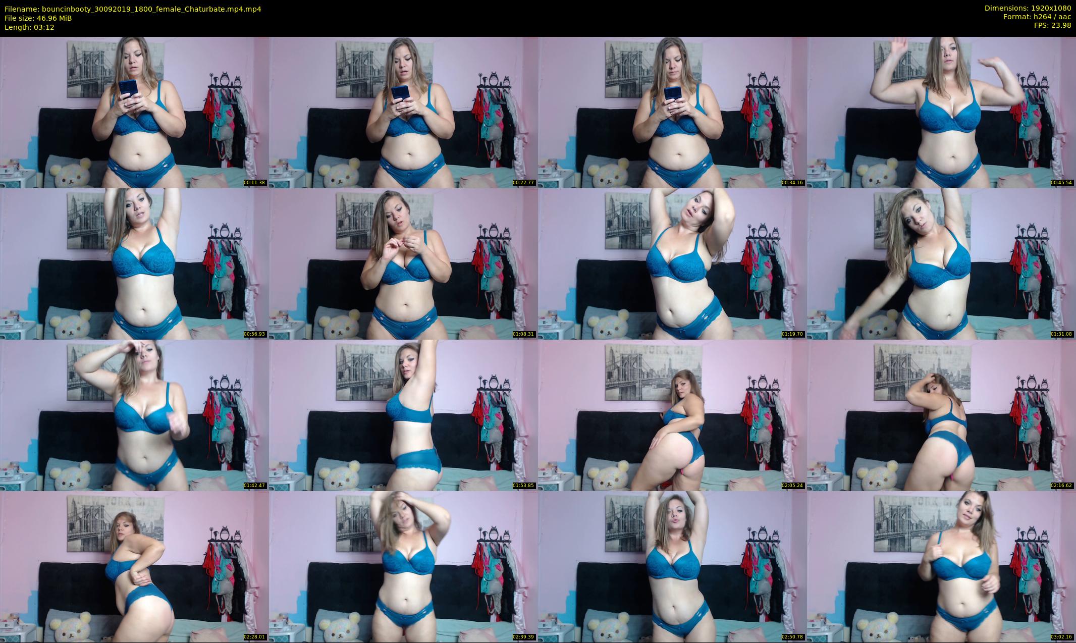 bouncinbooty — 4 minute Chaturbate female cam show recording, 1080p, Sep 30, 2019