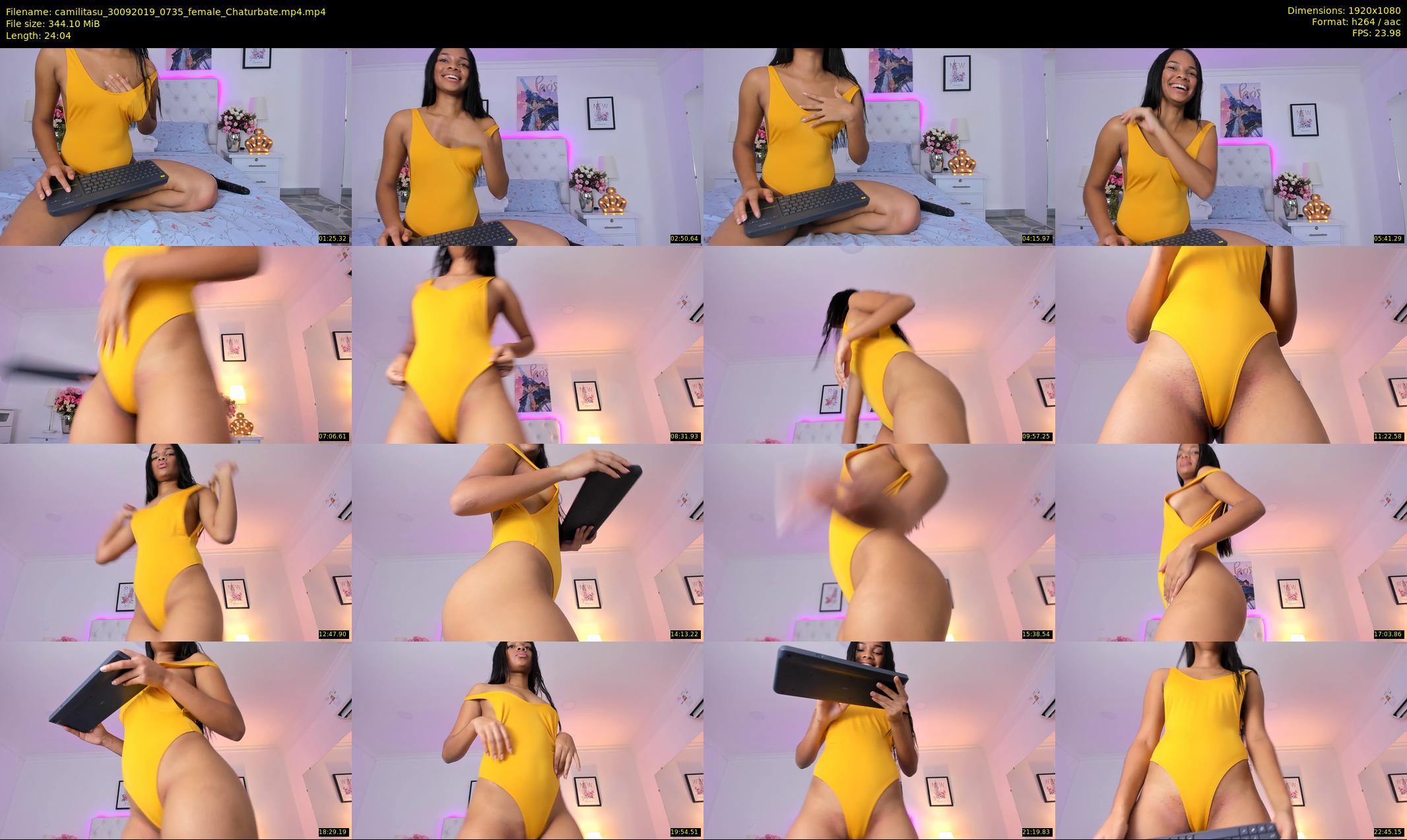 camilitasu — 25 minute Chaturbate female cam show recording, 1080p, Sep 30, 2019