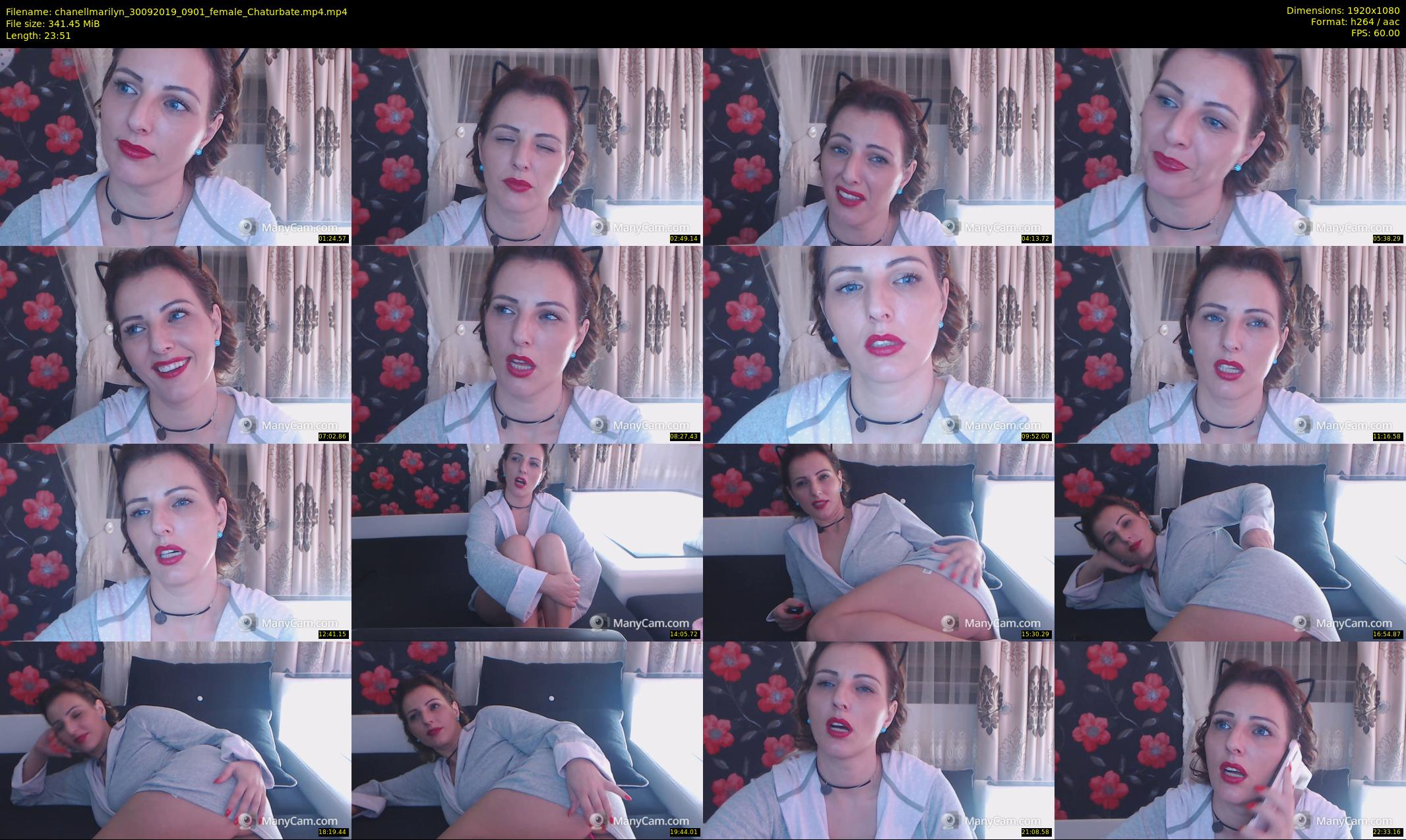 chanellmarilyn — 24 minute Chaturbate female cam show recording, 1080p, Sep 30, 2019