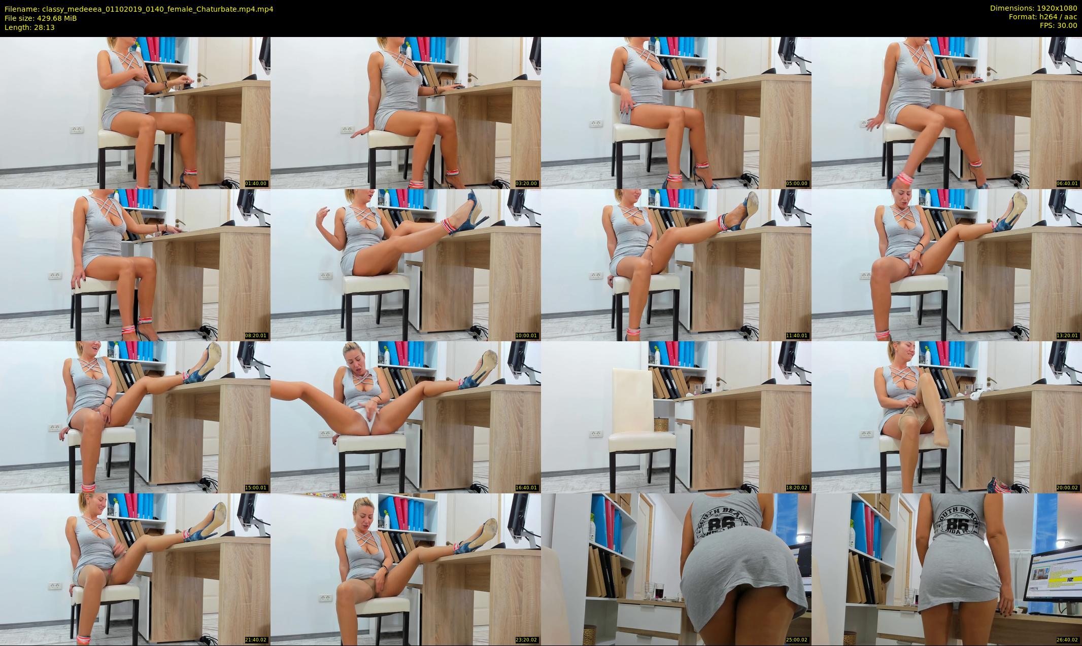 classy_medeeea — 29 minute Chaturbate female cam show recording, 1080p, Oct 1, 2019