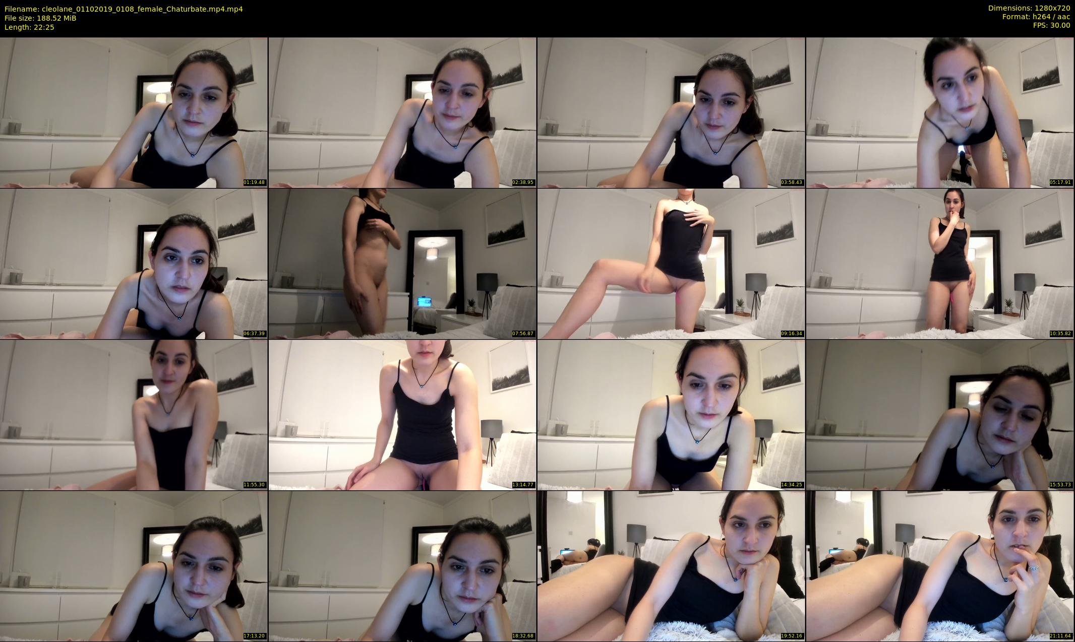 cleolane — 23 minute Chaturbate female cam show recording, 720p, Oct 1, 2019
