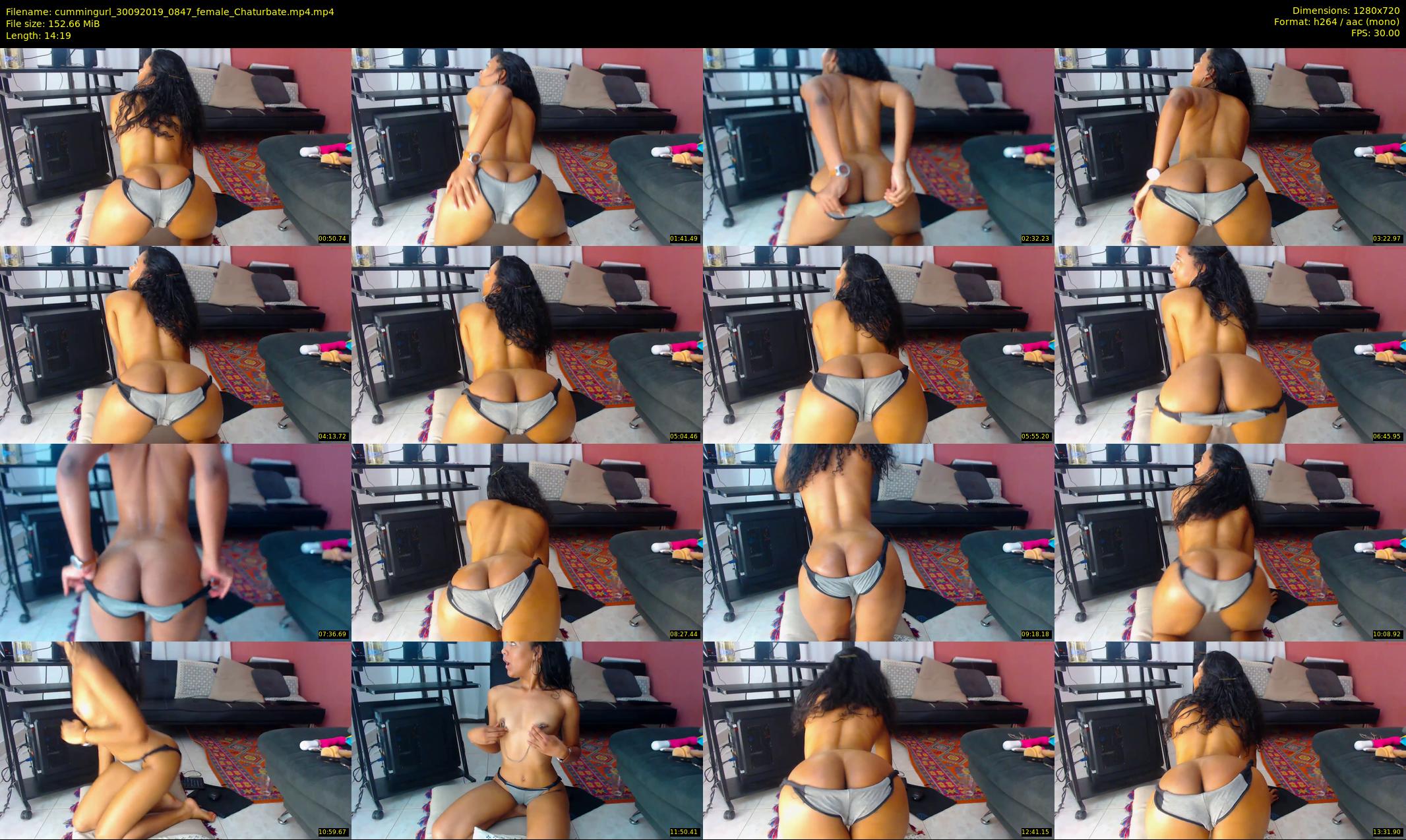 cummingurl — 15 minute Chaturbate couple cam show recording, 720p, Sep 30, 2019