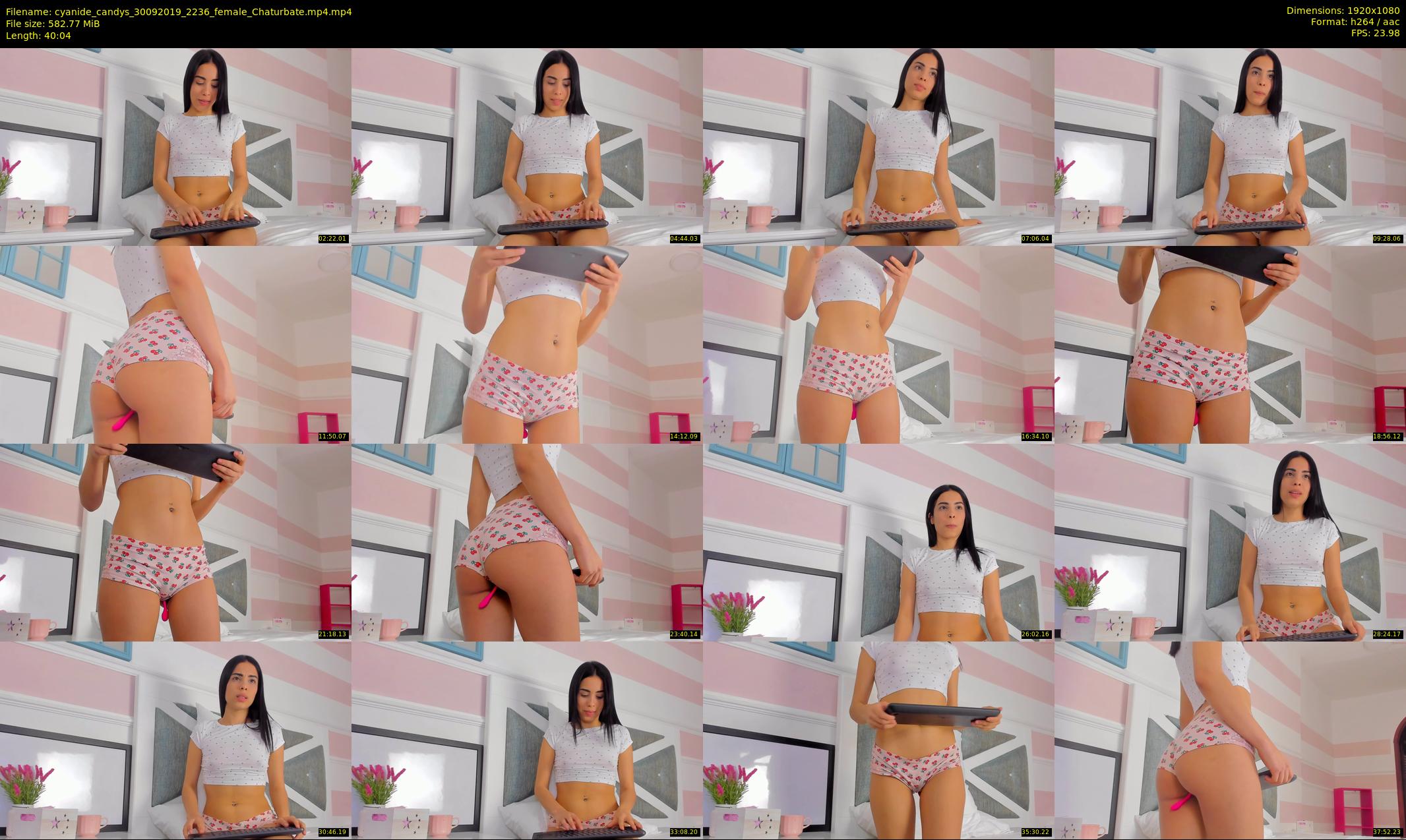 cyanide_candys — 41 minute Chaturbate female cam show recording, 1080p, Sep 30, 2019